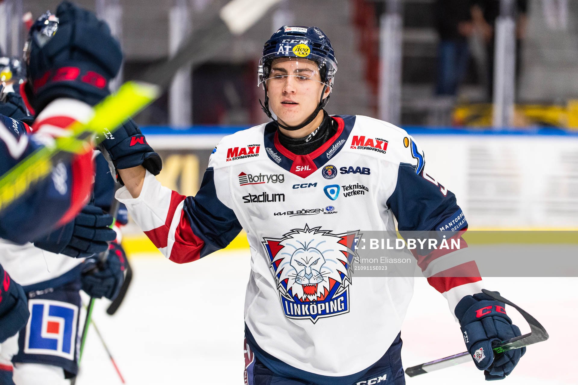 Linköpings Daniel Ljungman jublar