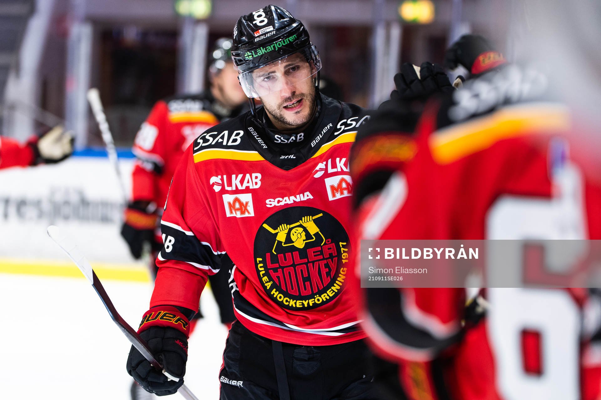 Luleås Konstantin Komarek jublar
