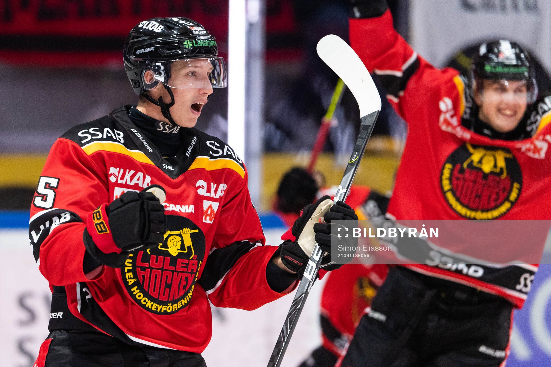 Luleås Carl Mattsson jublar