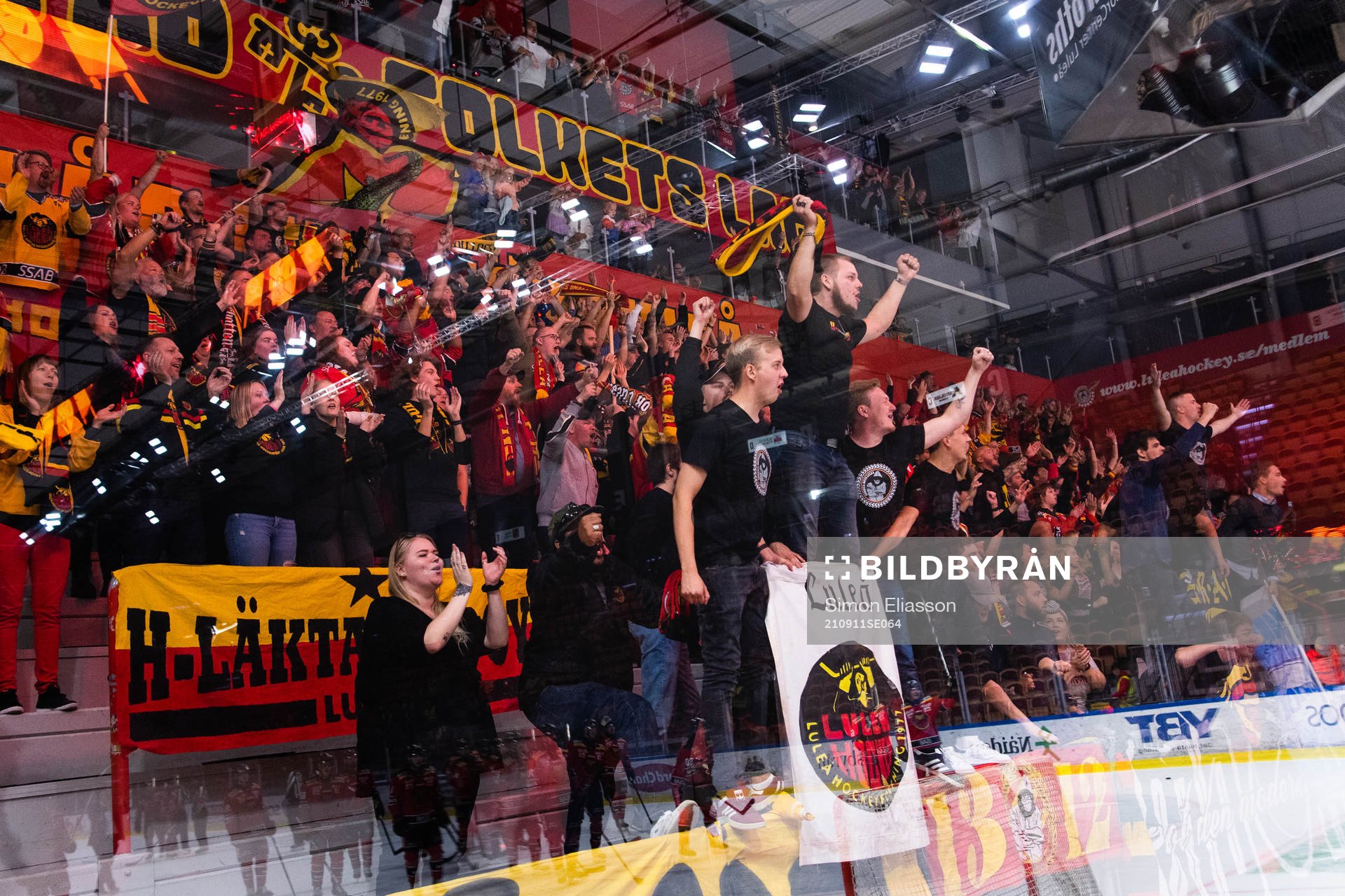 Luleås supportar