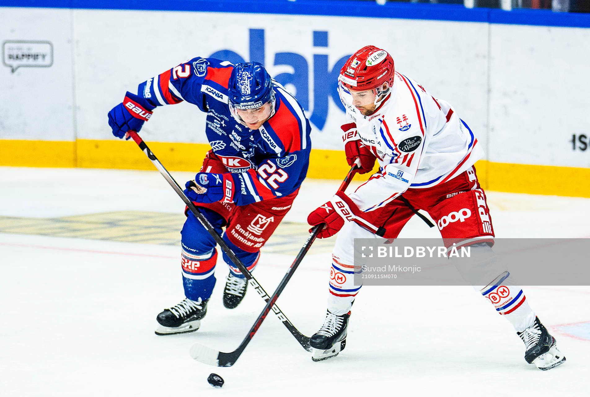 Oskarshamns John Dahlström och Timrås Nolan Zajac