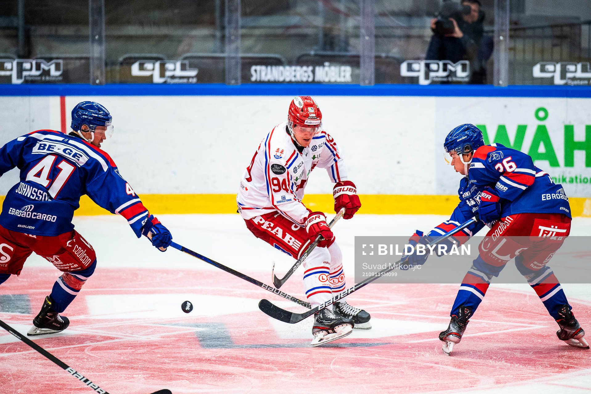 Oskarshamns Johan Johnsson och Lukas Pilö samt Timrås