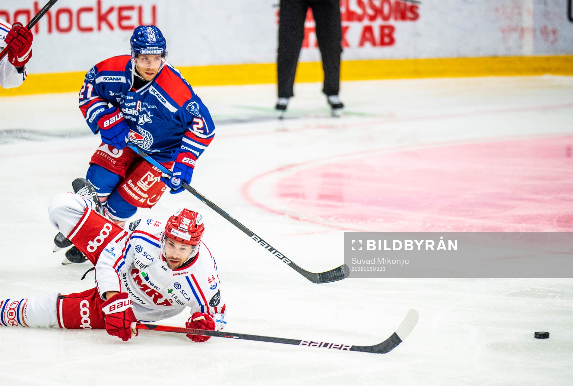 Oskarshamns Brian Cooper och Timrås Nolan Zajac
