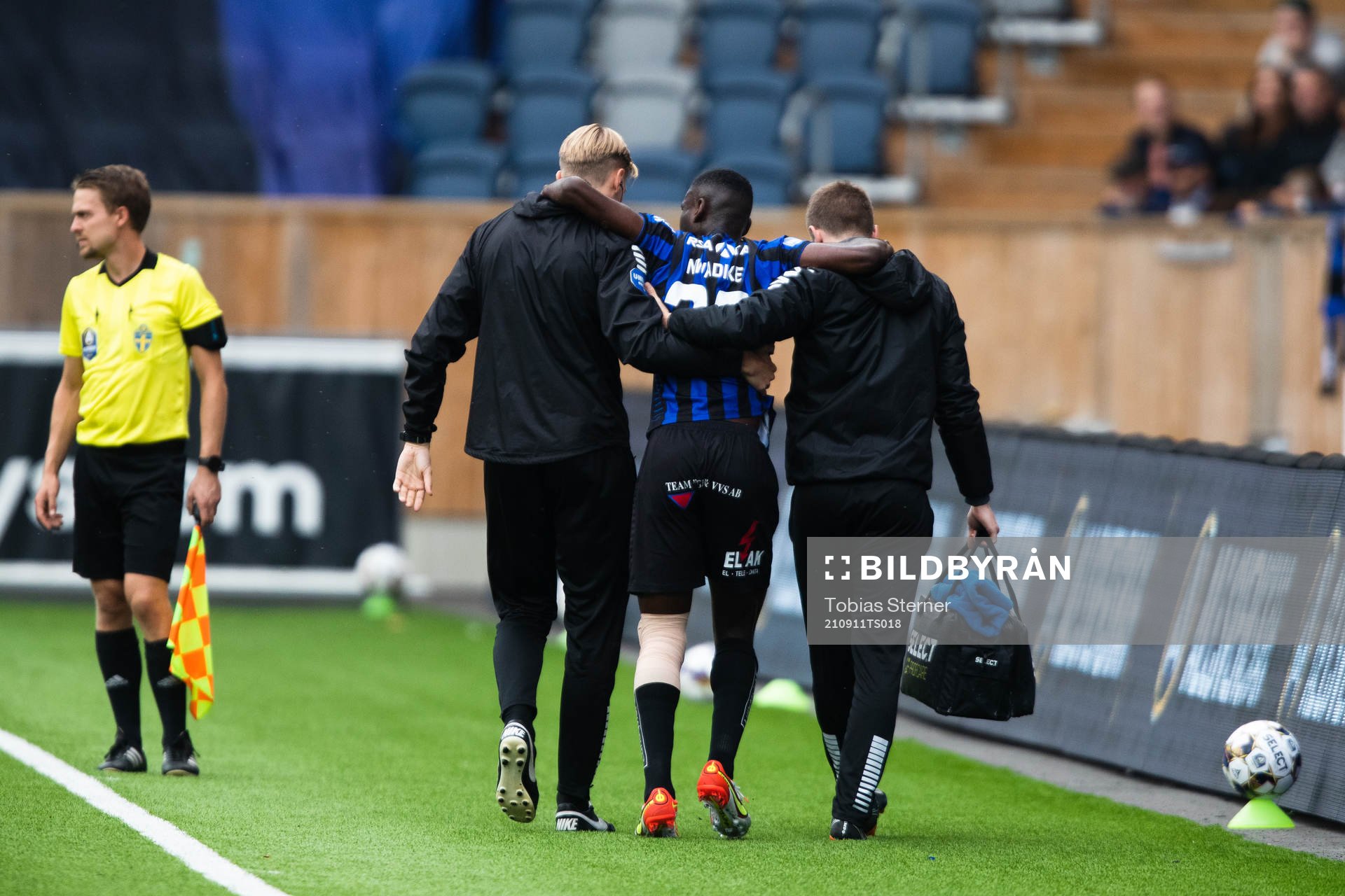 Sirius Patrick Nwadike med skada