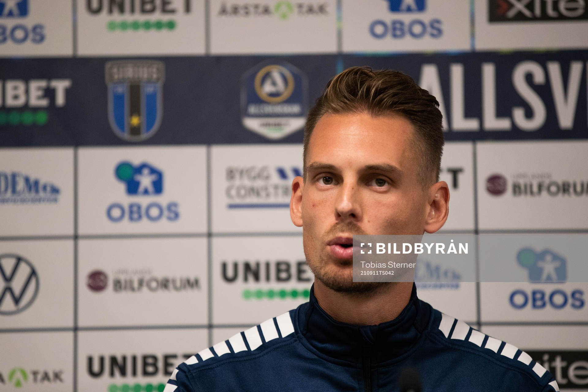 Sirius tränare Daniel Bäckström