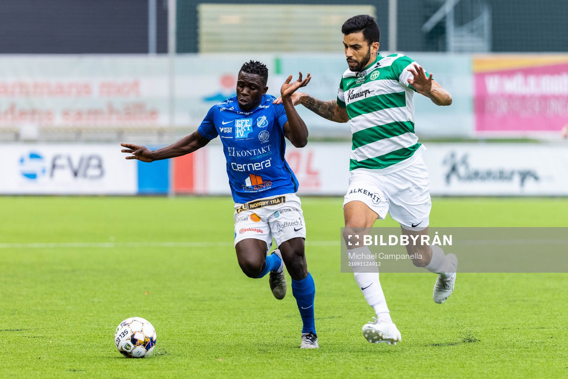 Norrbys Abbas Mohamad mot Västerås Pedro Ribeiro