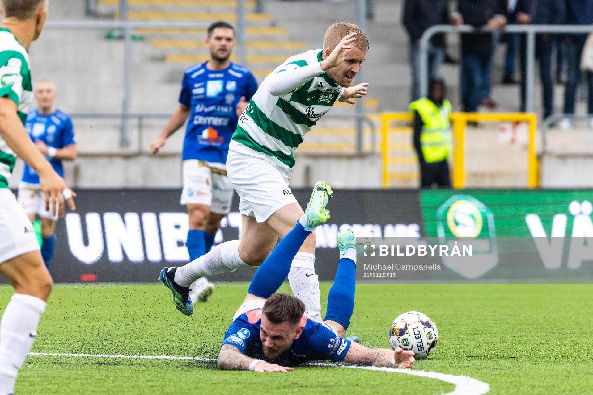 Västerås Simon Johansson mot Norrbys Rasmus Örqvist