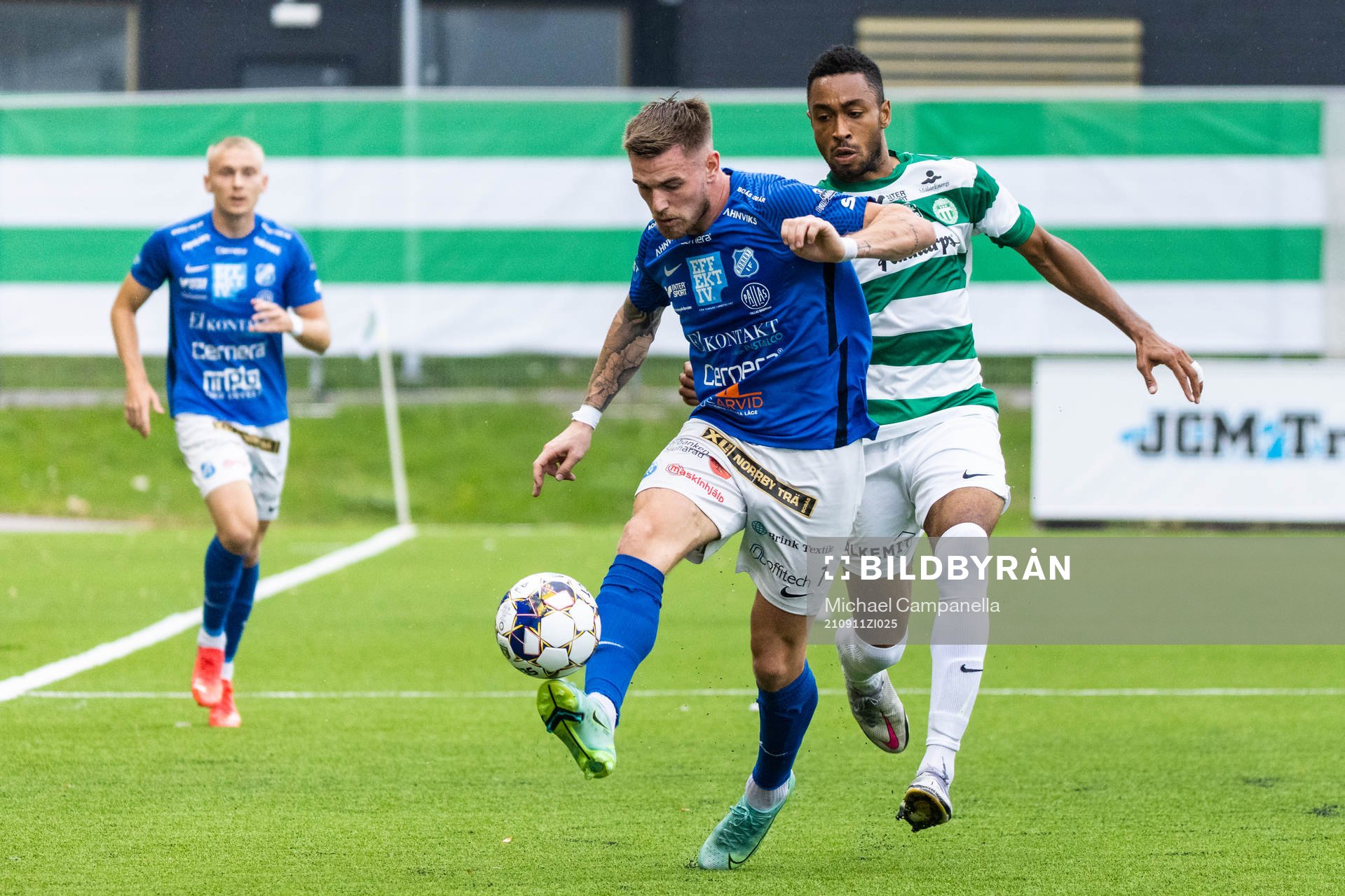 Norrbys Rasmus Örqvist mot Västerås Brian Span