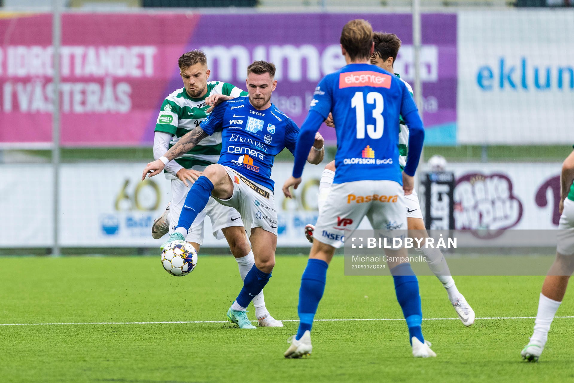 Västerås Erik Björndahl mot Norrbys Rasmus Örqvist