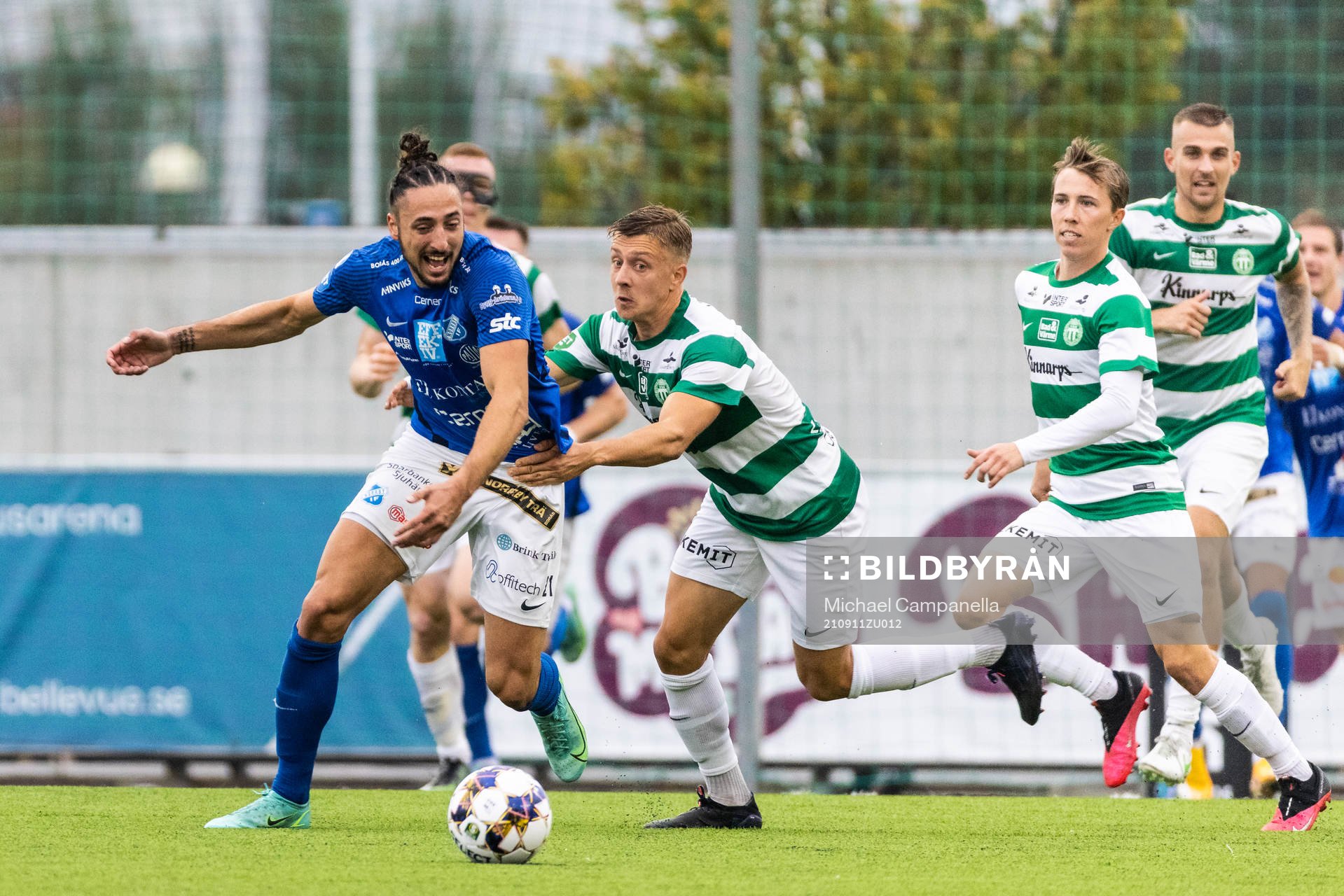 Norrbys Dijan Vukojevic mot Västerås Simon Gefvert