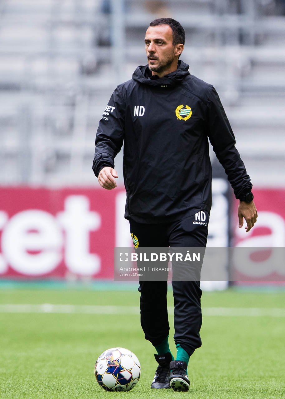Hammarbys assisterande tränare Nenad Djordjevic