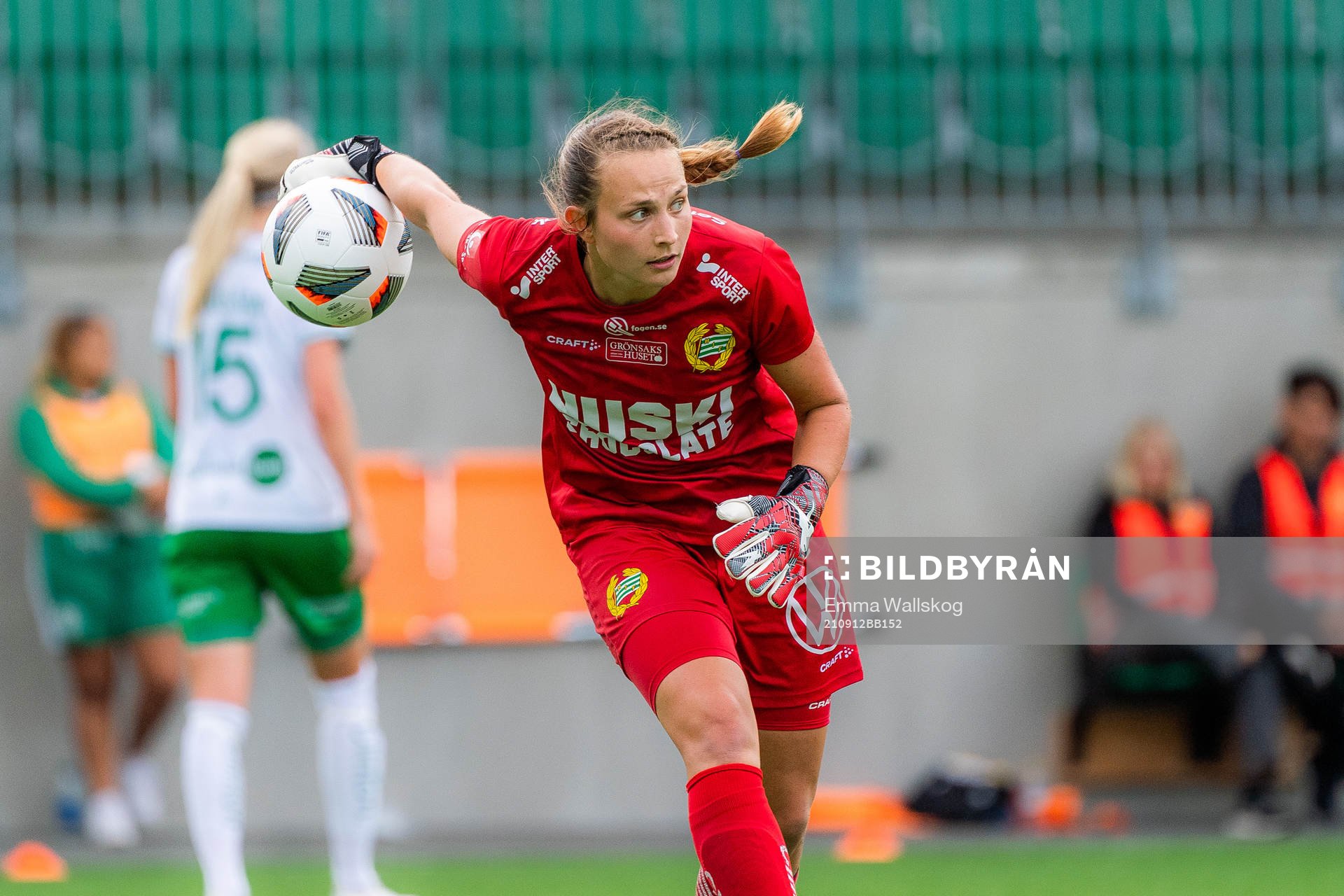 Hammarbys målvakt Anna Tamminen
