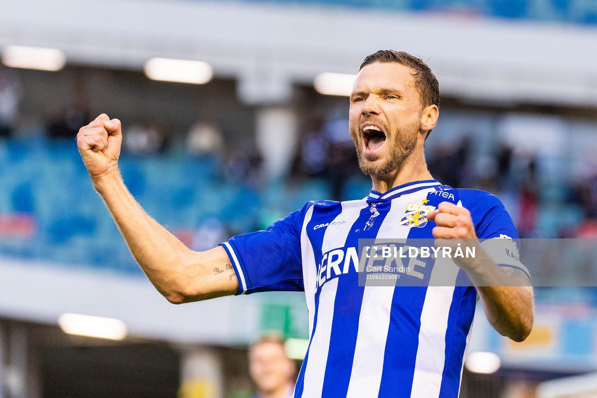 IFK Göteborgs Marcus Berg jublar
