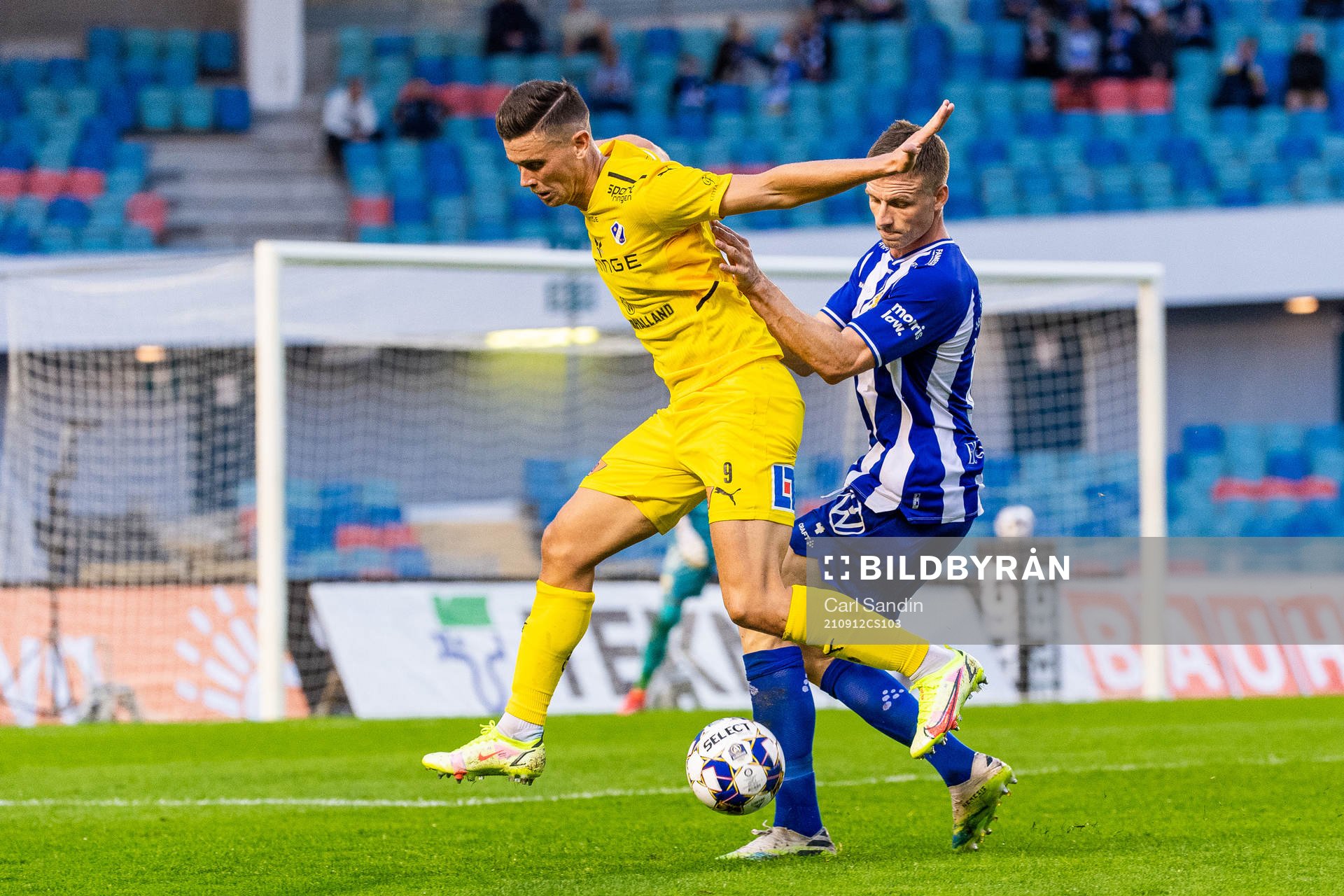 Halmstads Marcus Antonsson och IFK Göteborgs Calle