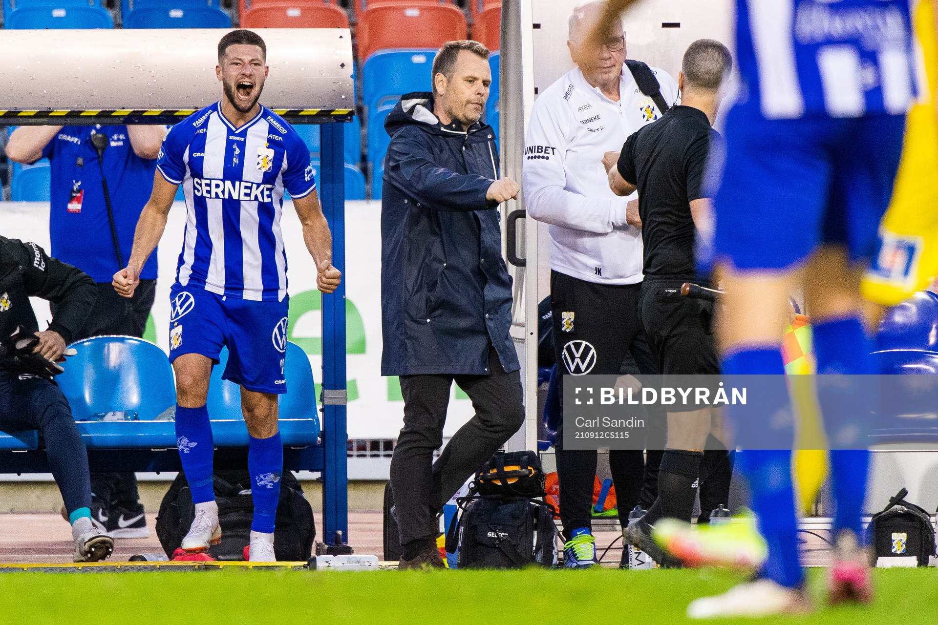 IFK Göteborgs Kevin Yakob jublar