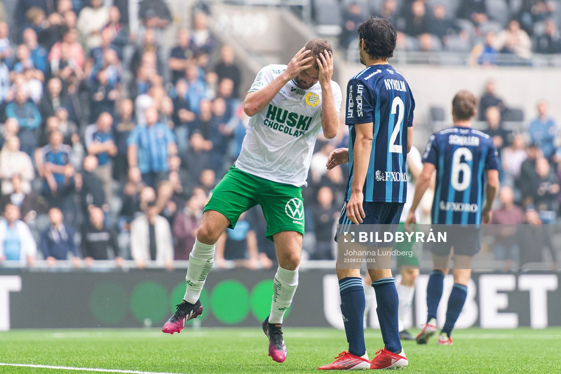 Hammarbys Mads Fenger Nielsen deppar