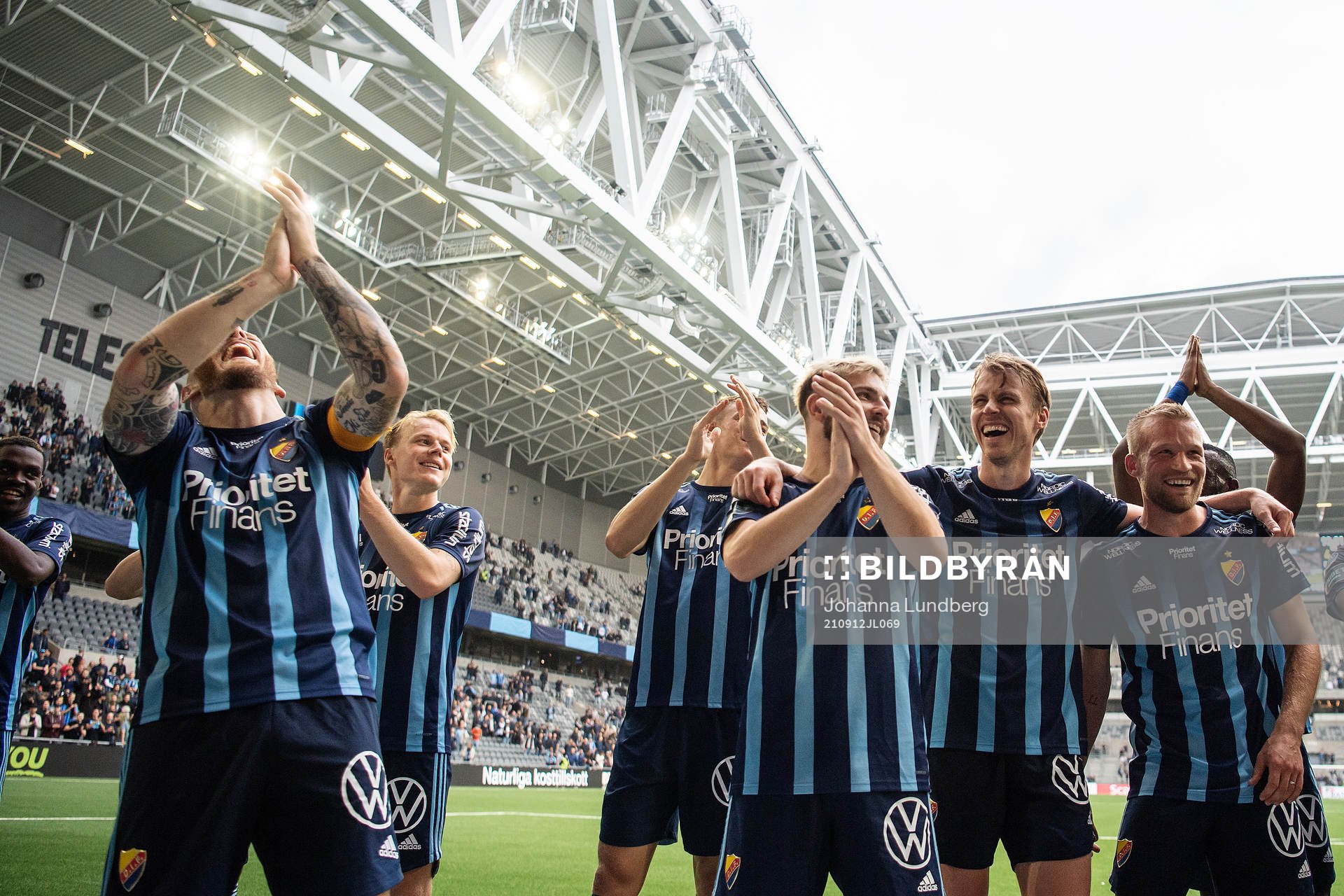 Djurgårdens Magnus Eriksson, Elliot Käck, Albion Ademi,