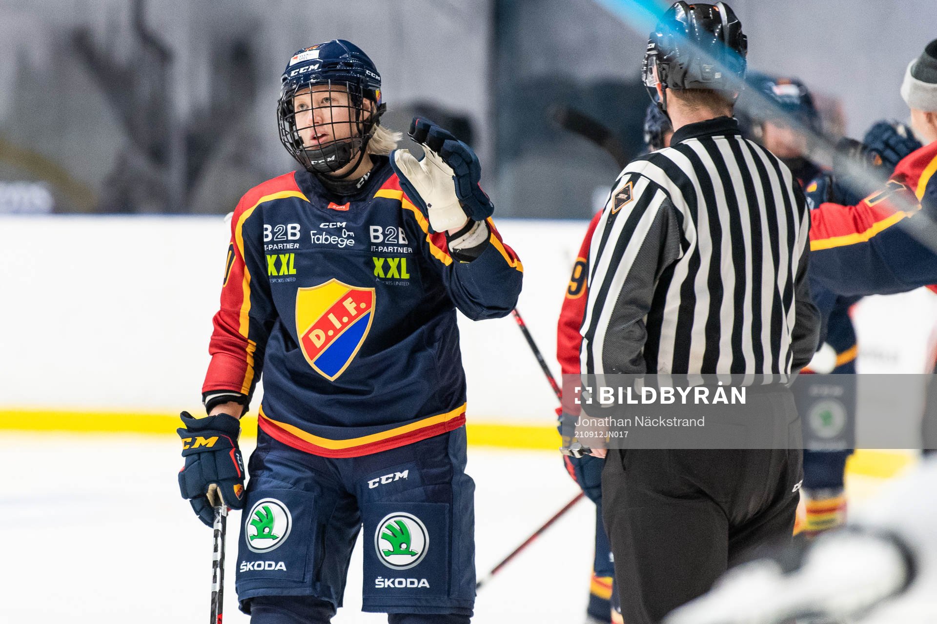 Djurgårdens Hannah Miller jublar