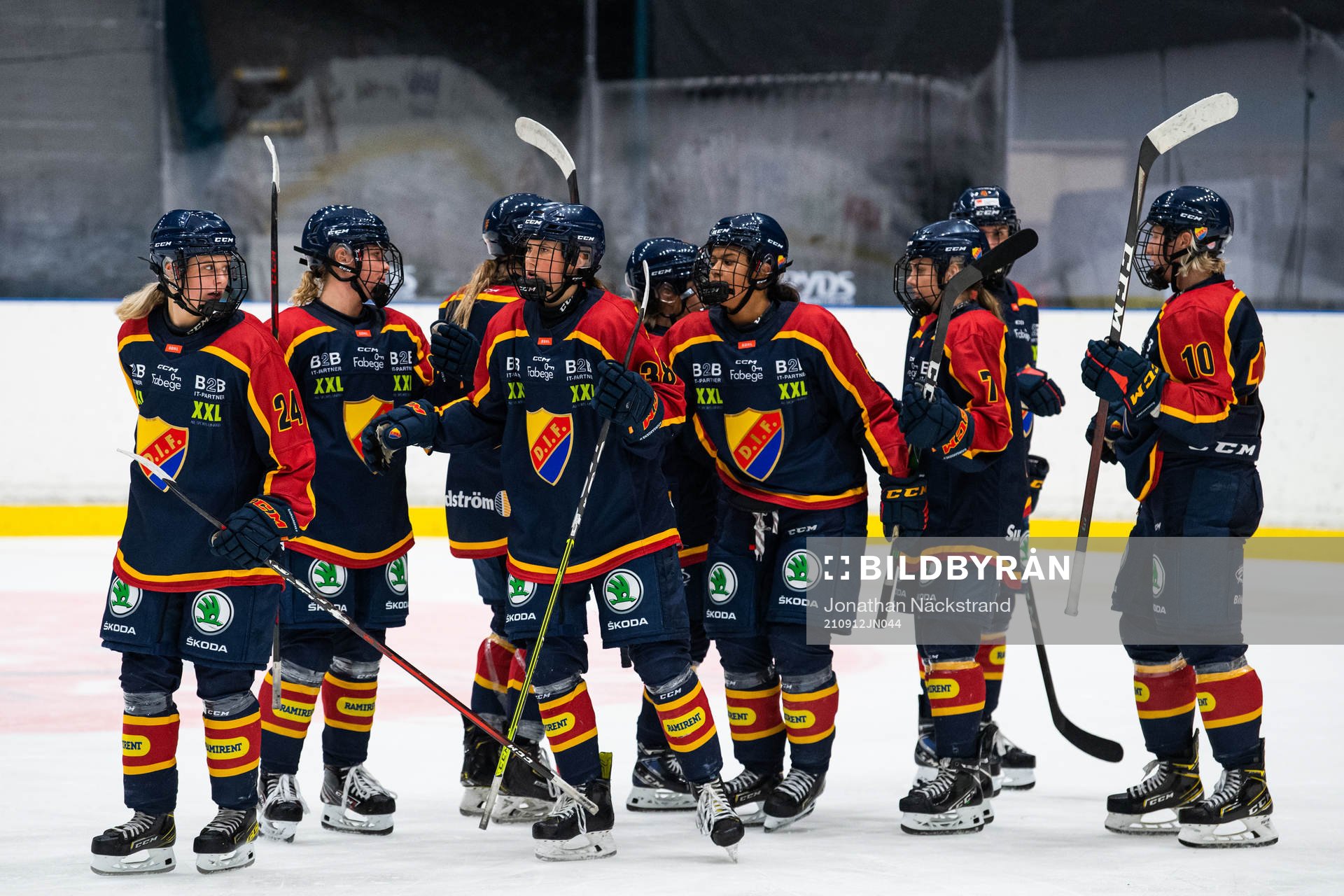 Djurgårdens spelare jublar