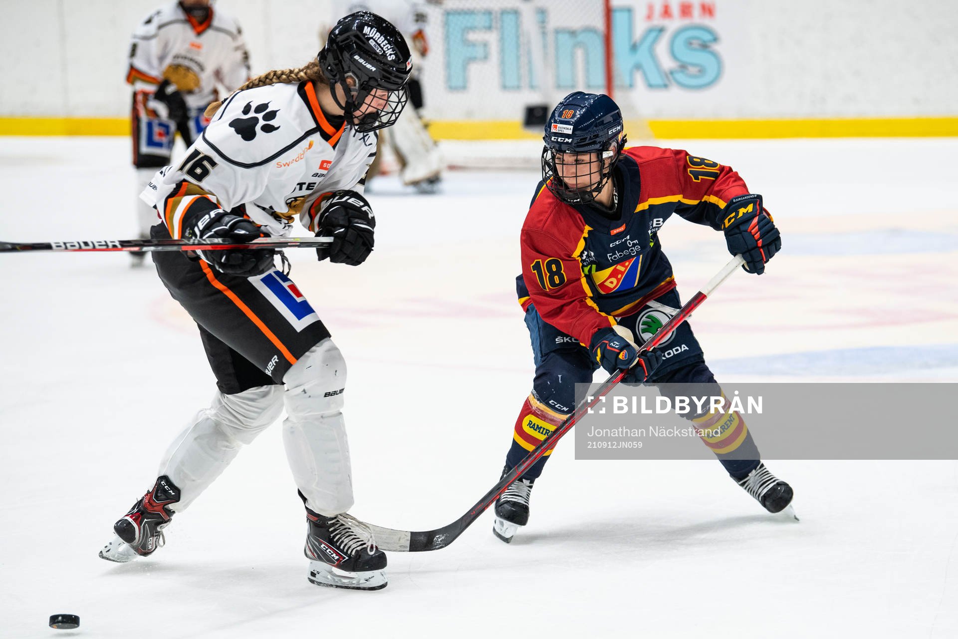 Göteborgs Andrine Furulund och Djurgårdens Alice