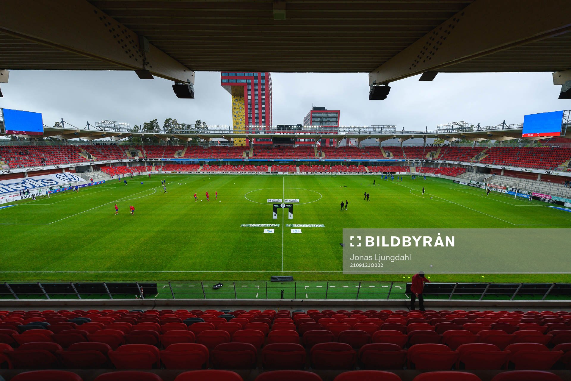 Interiör vy från Visma arena