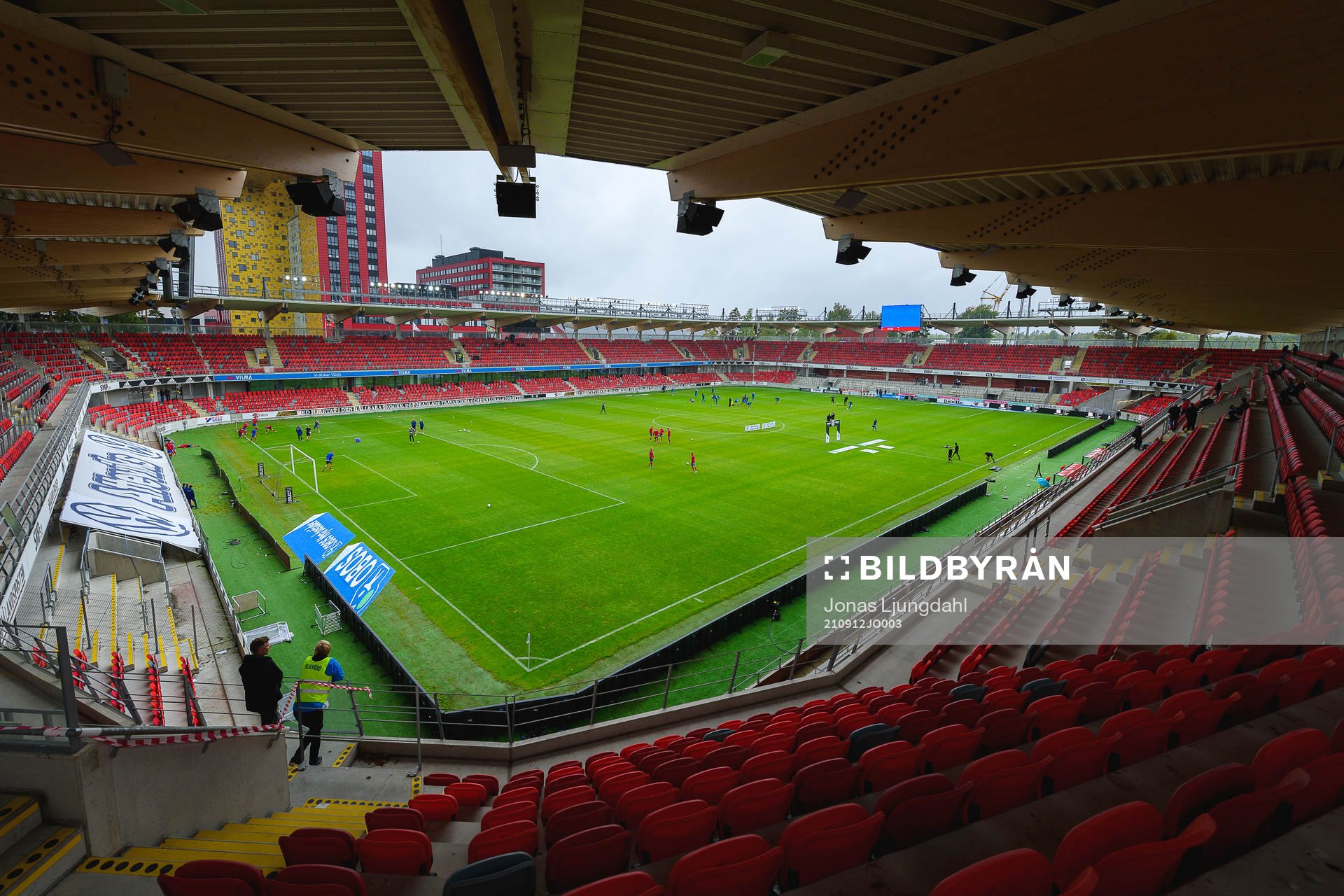 Interiör vy från Visma arena