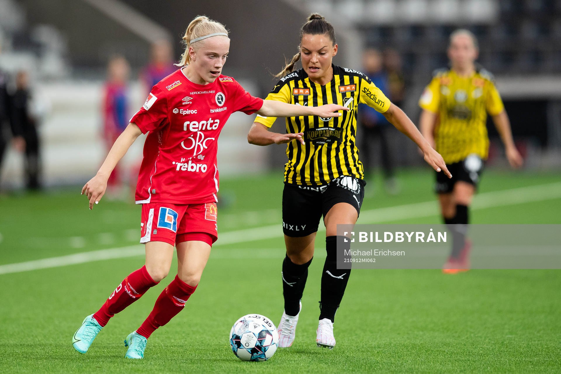 Örebros Anna Sandberg och Häckens Johanna Rytting Kaneryd