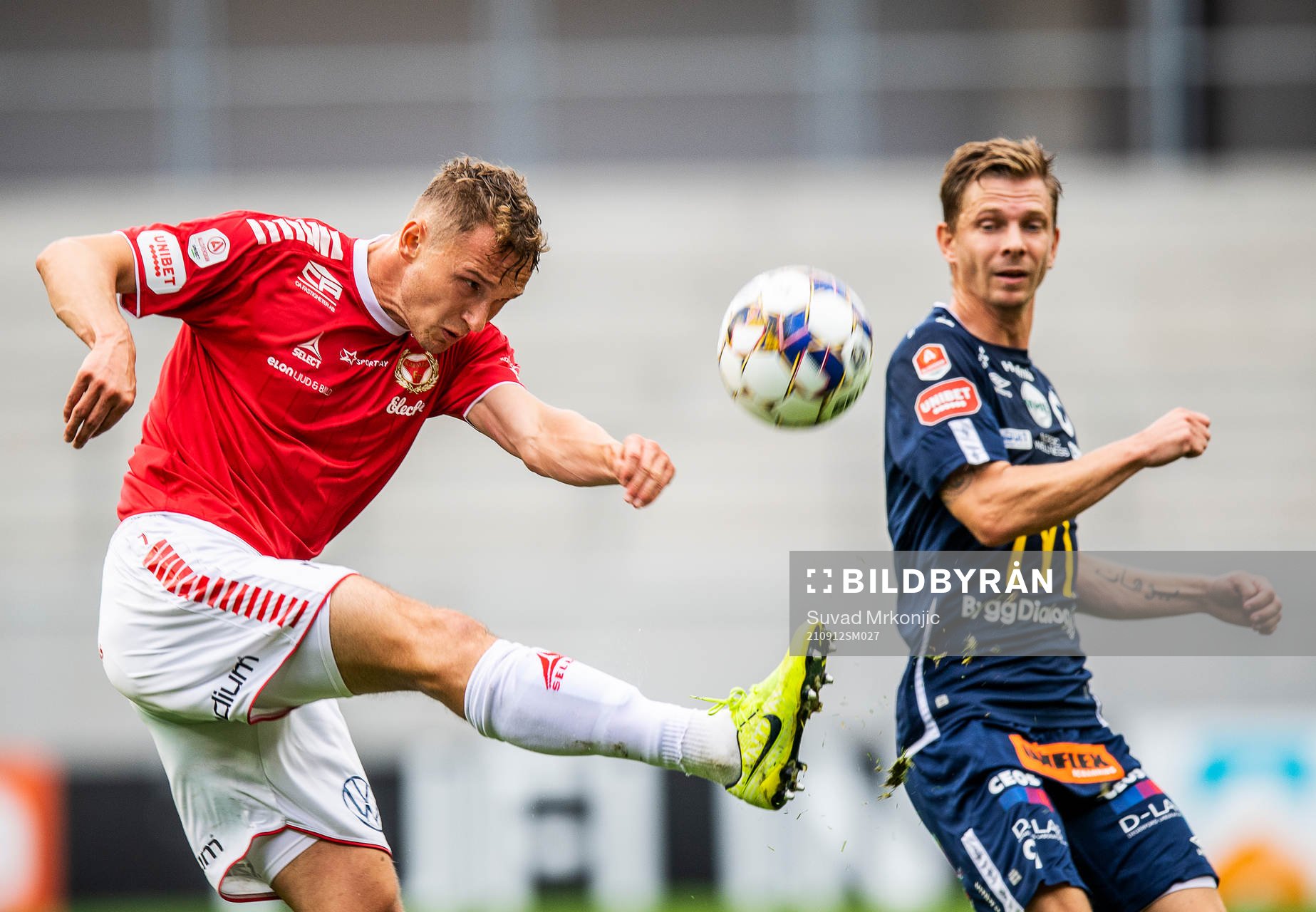 Kalmars Piotr Johansson och Degerfors Johan Bertilsson