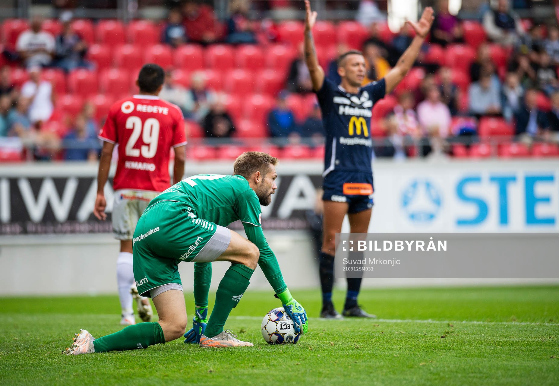 Kalmars målvakt Lucas Hägg Johansson