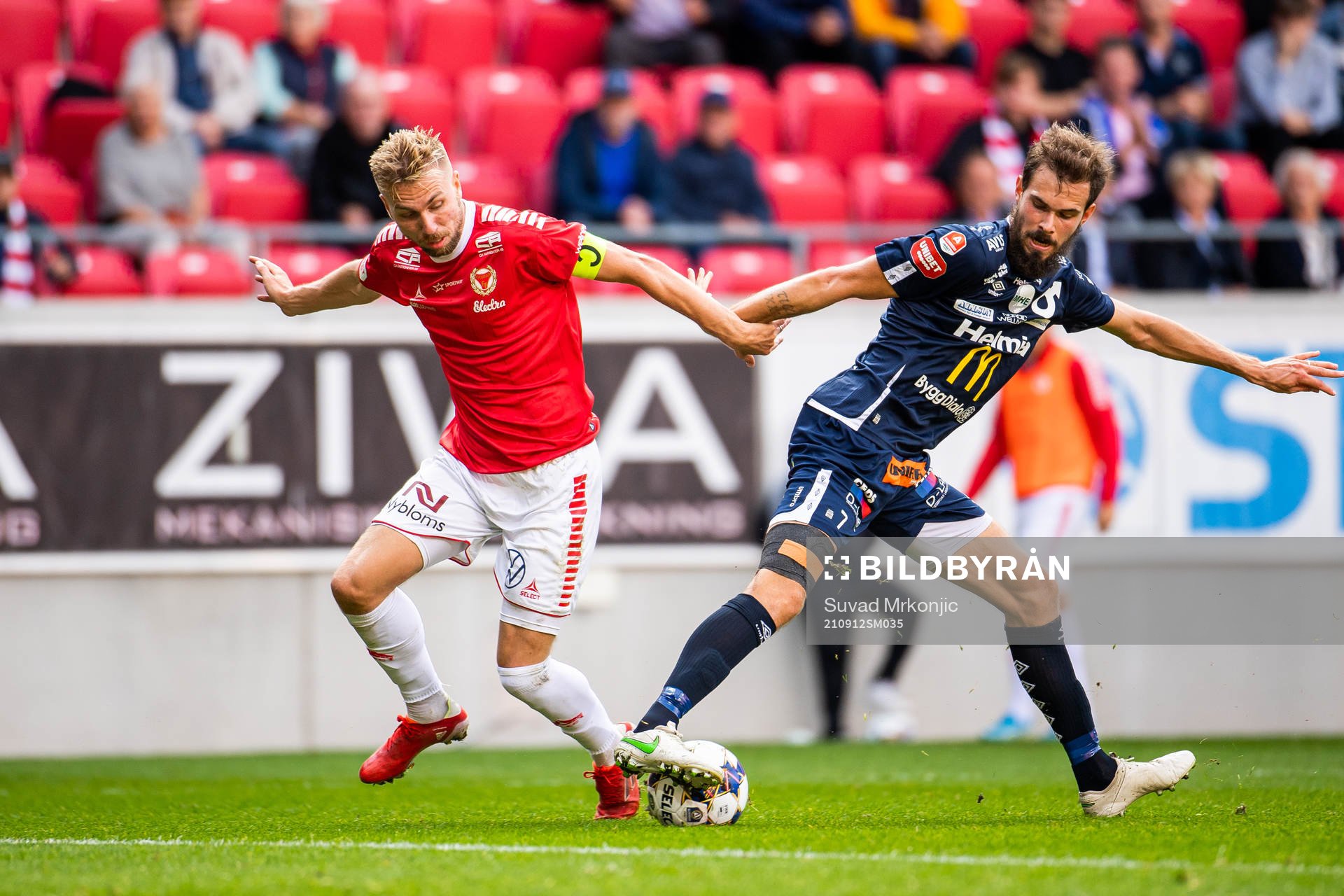 Kalmars Jonathan Ring och Degerfors Sebastian Olsson