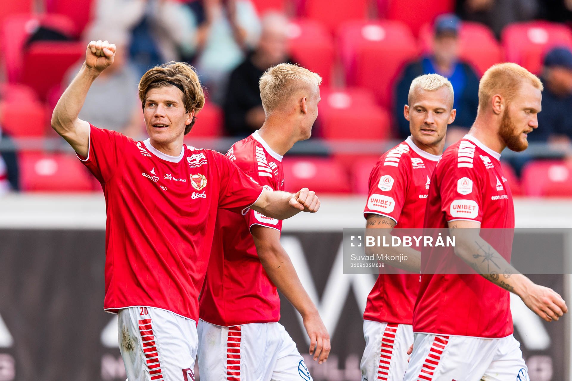 Kalmars Oliver Berg jublar