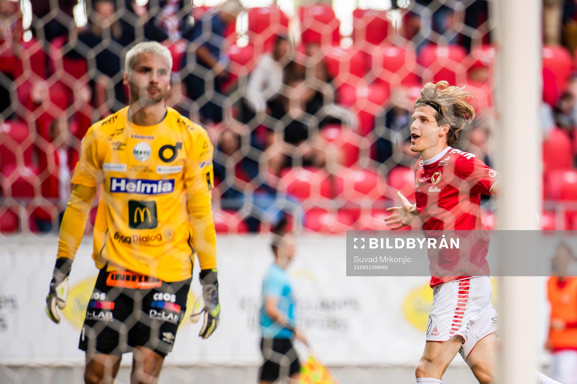 Kalmars Oliver Berg jublar