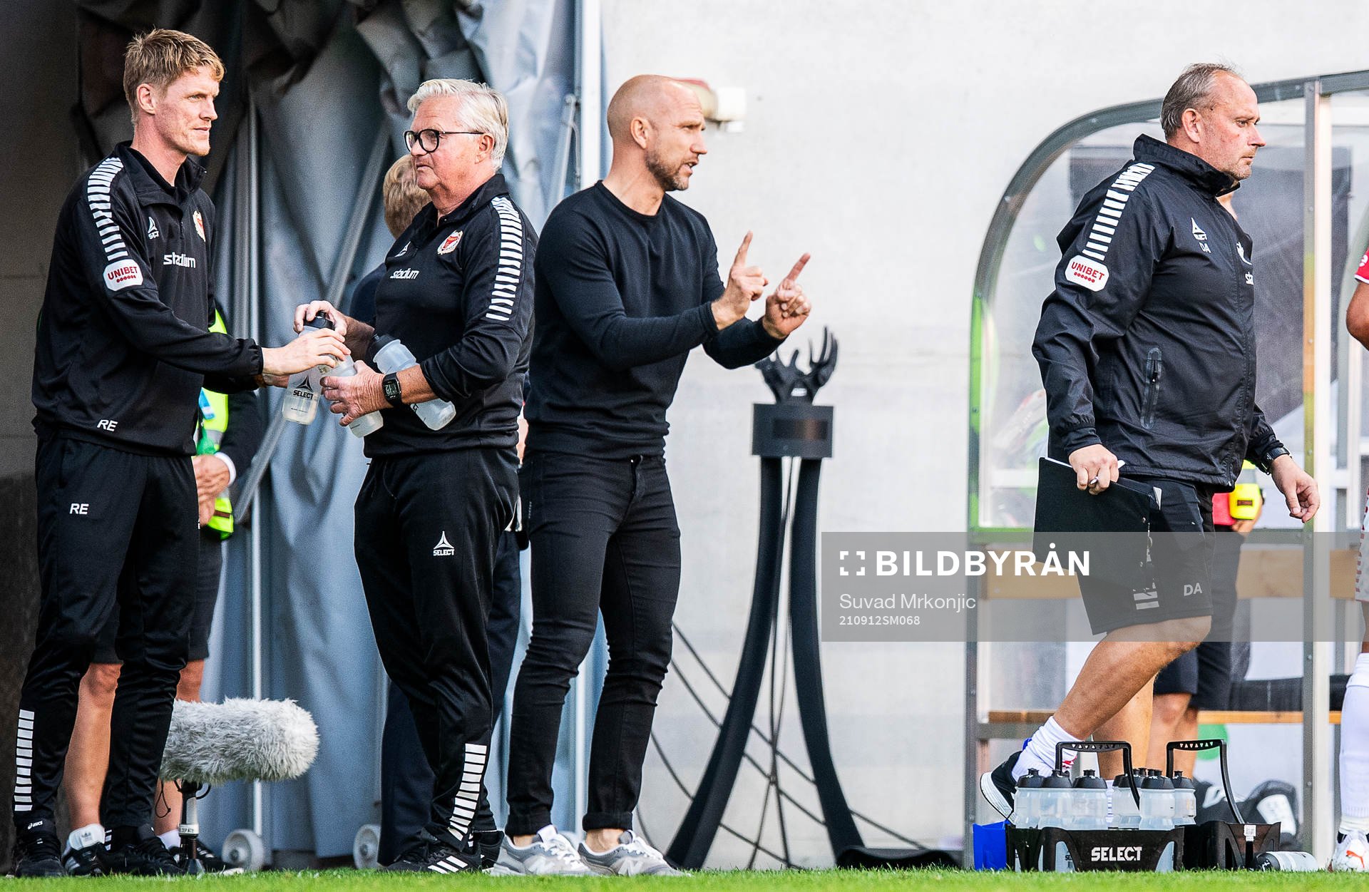 Kalmars assisterande tränare Rasmus Elm och tränare