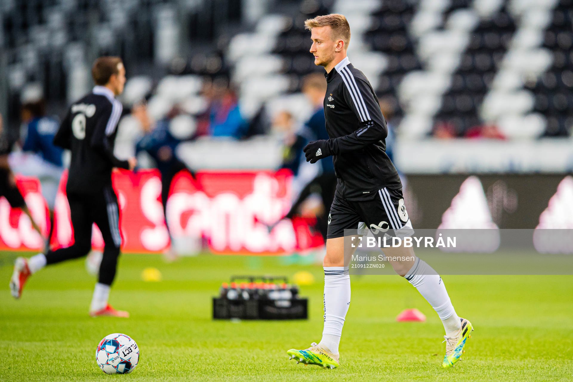 Erlend Dahl Reitan of Rosenborg warms up