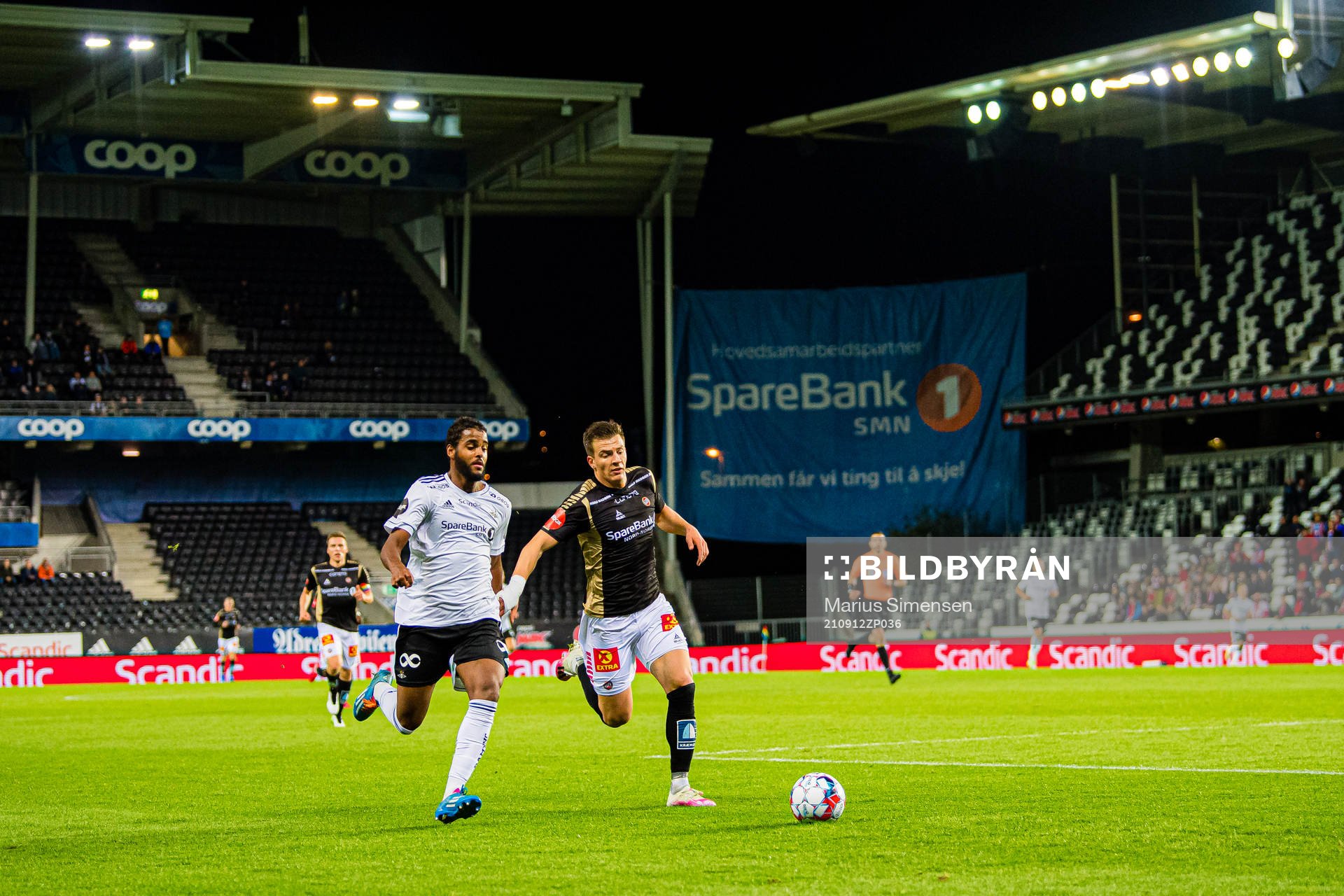 Emil Konradsen Ceide of Rosenborg and Jostein Maurstad