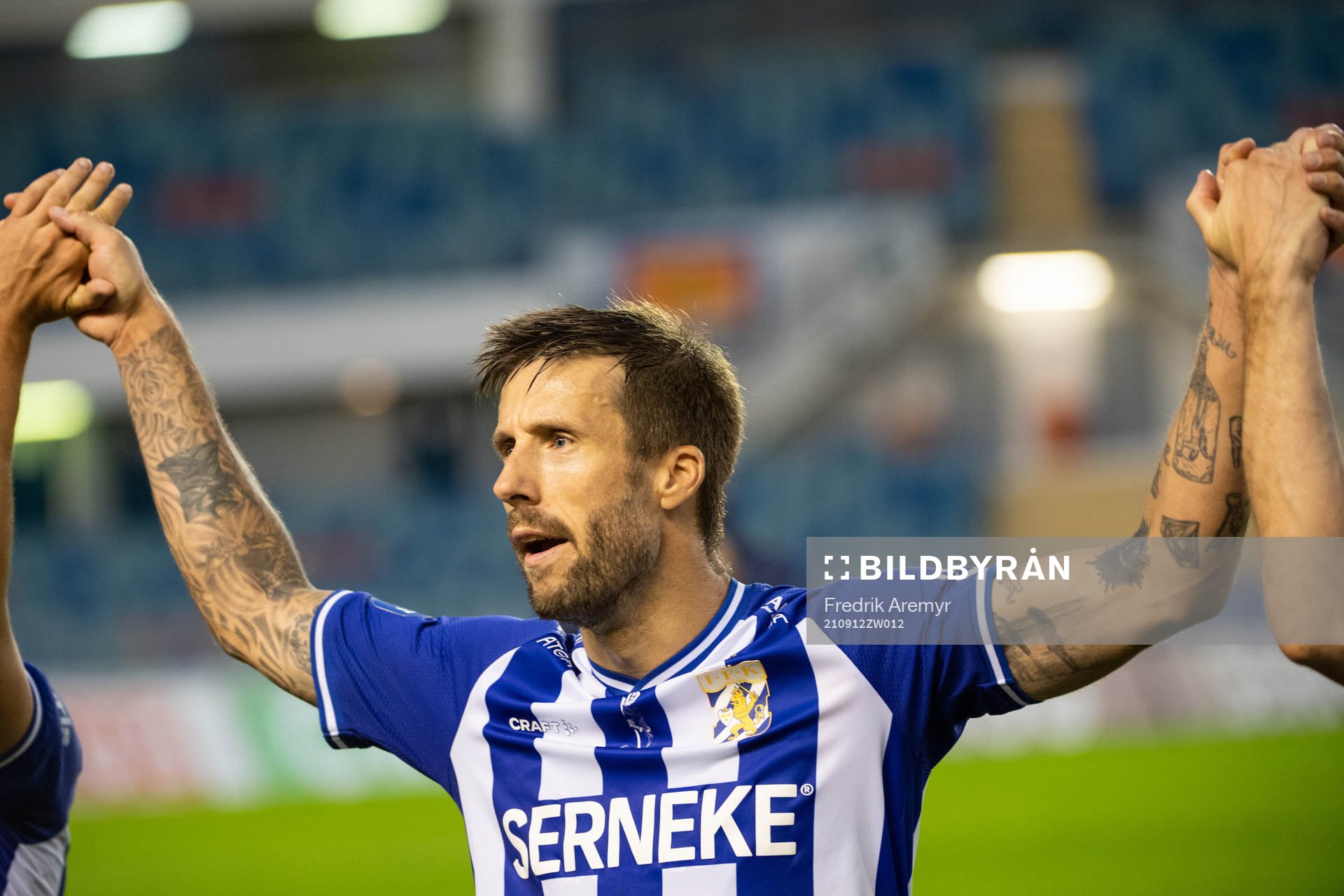 IFK Göteborgs Mattias Bjärsmyr jublar