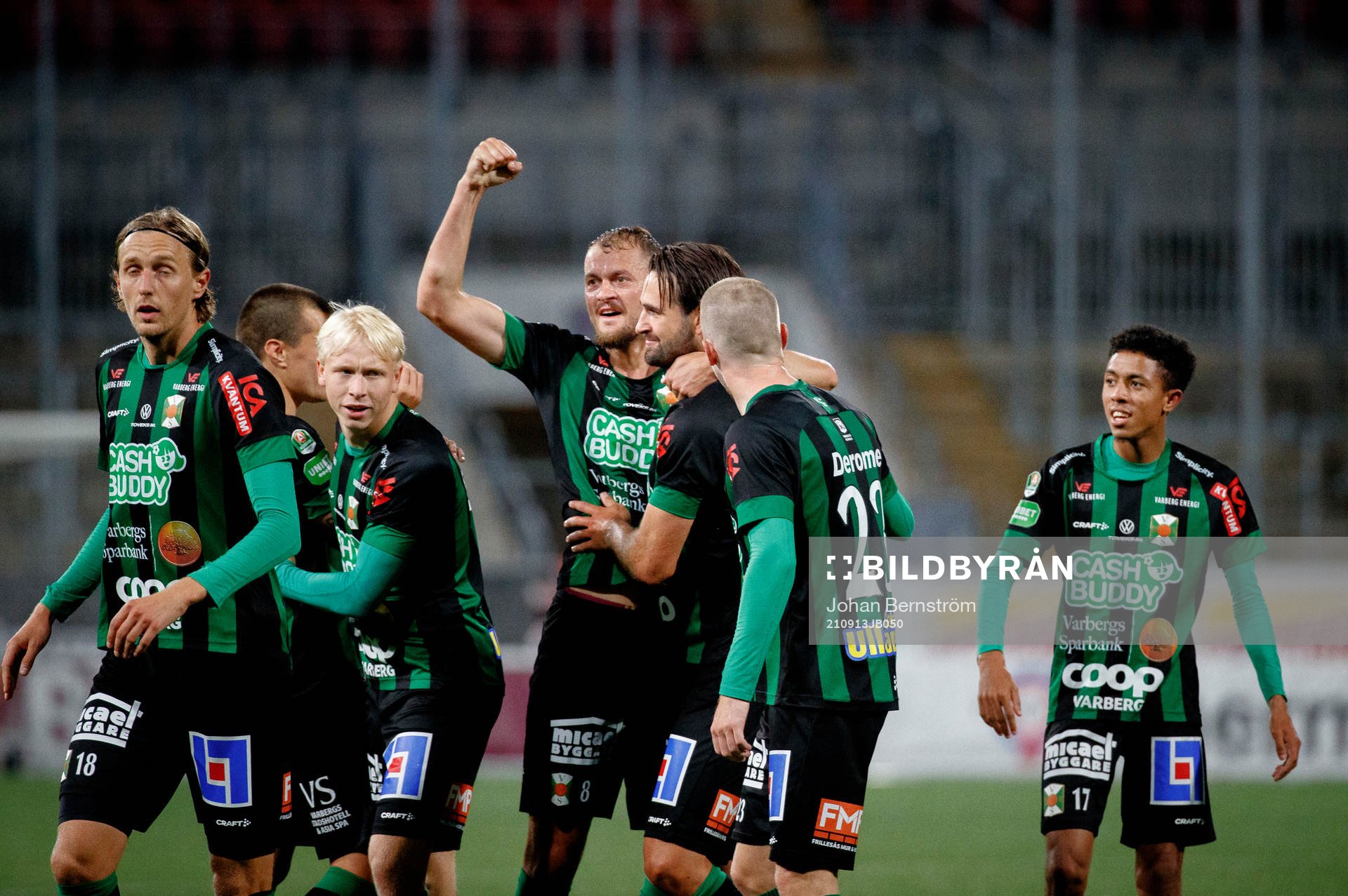 Varbergs Oliver Stanisic jublar
