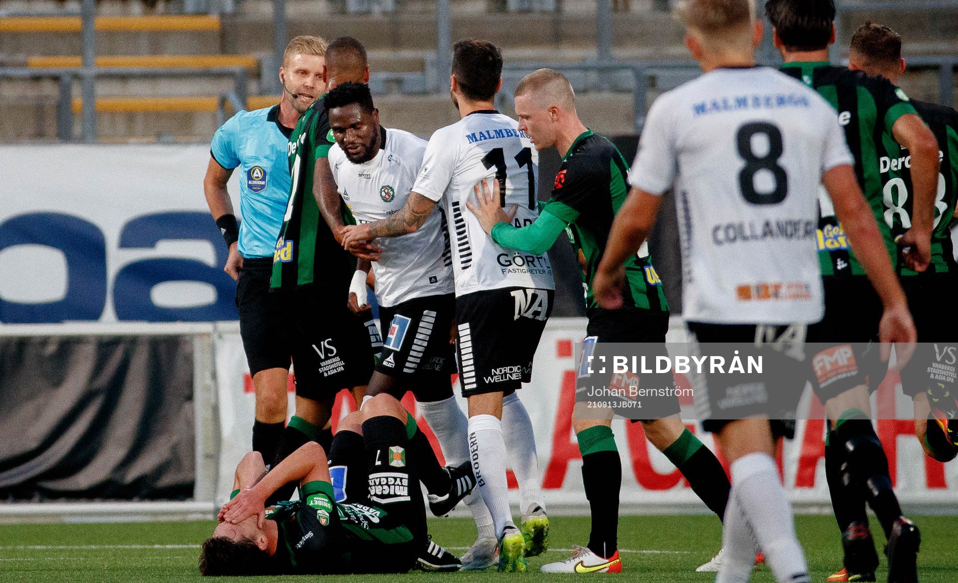 Situationen som ledde till Örebros Nasiru Moro röda kort