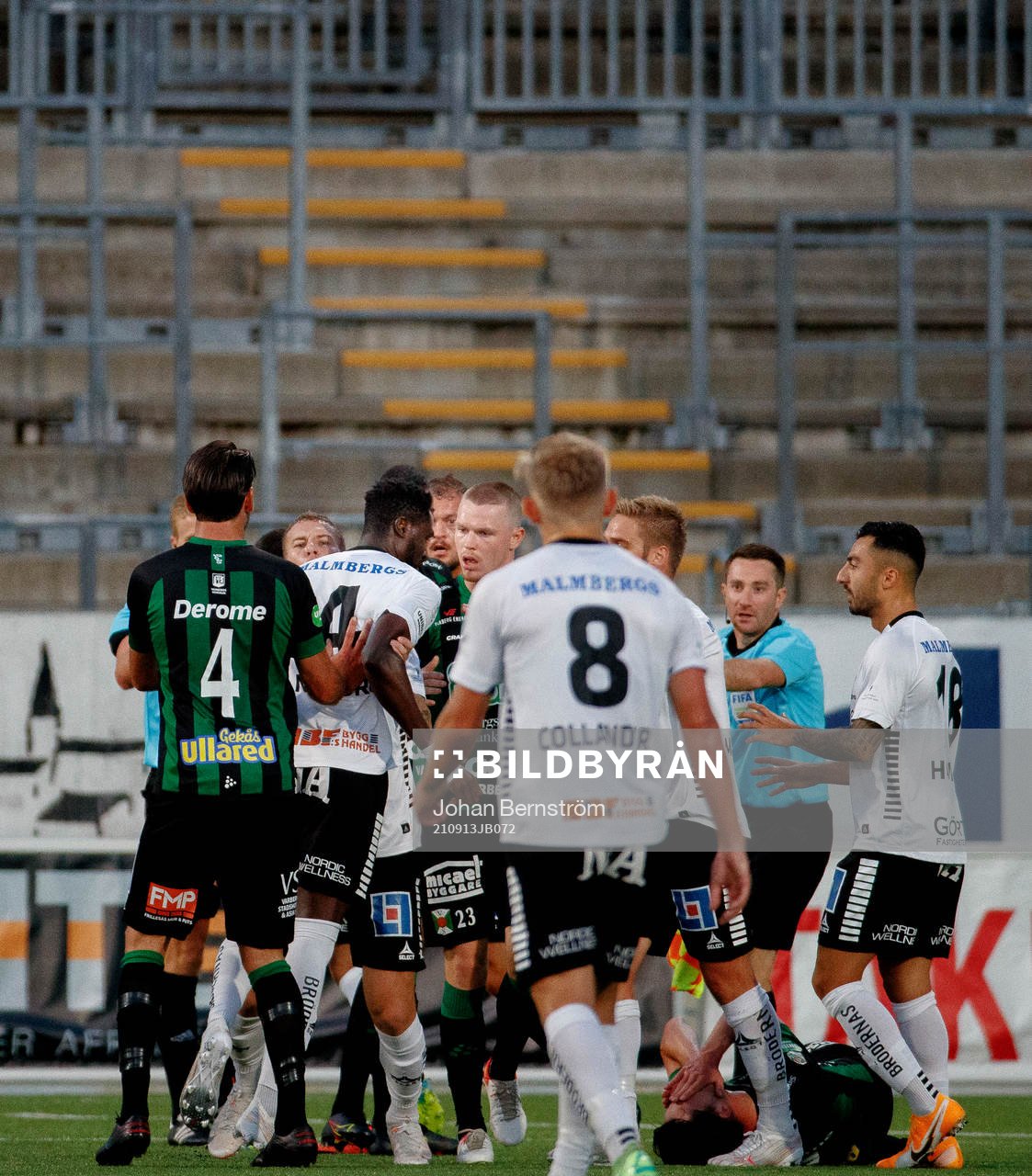 Situationen som ledde till Örebros Nasiru Moro röda kort
