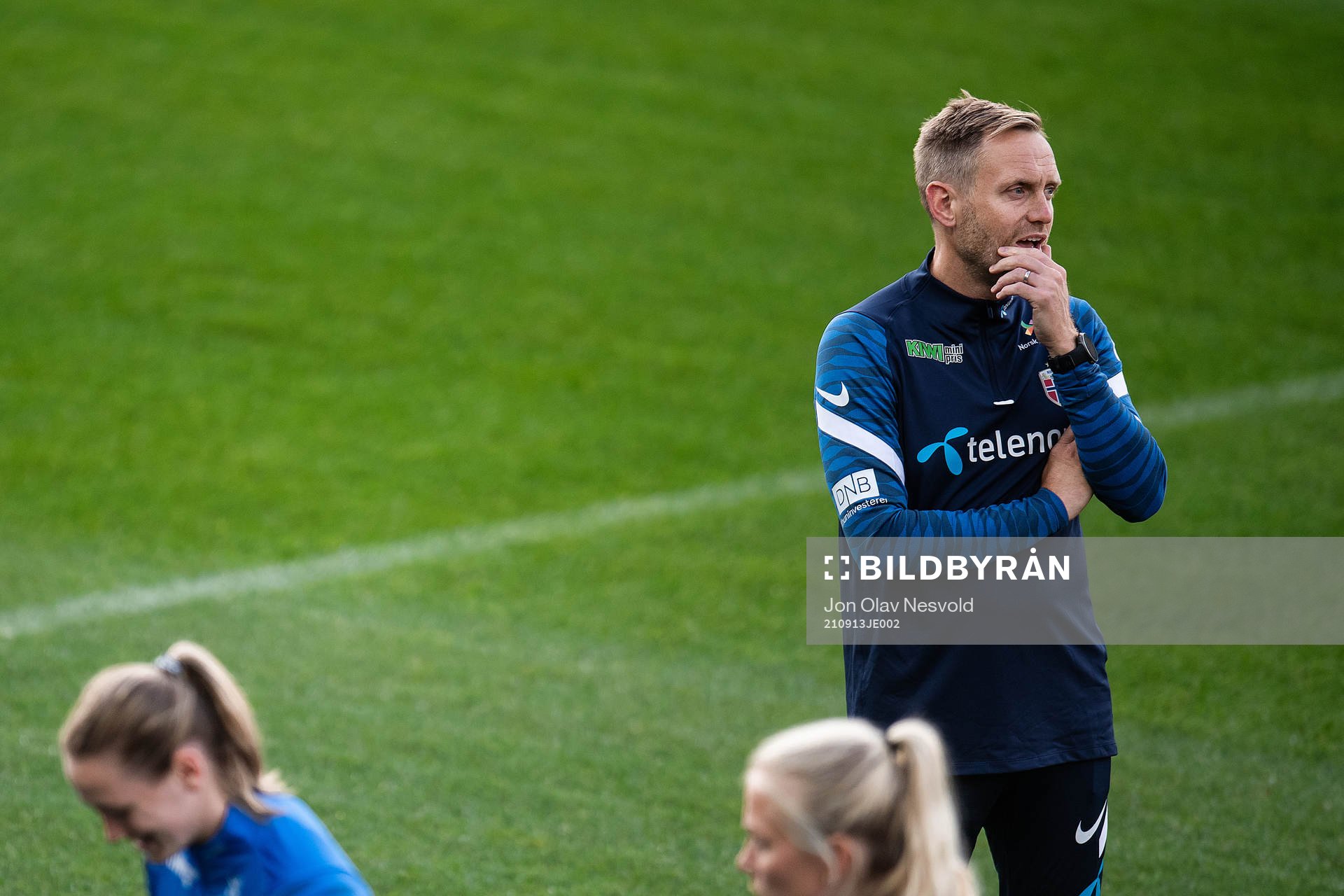 Martin Sjögren, head coach of the Norwegian women's