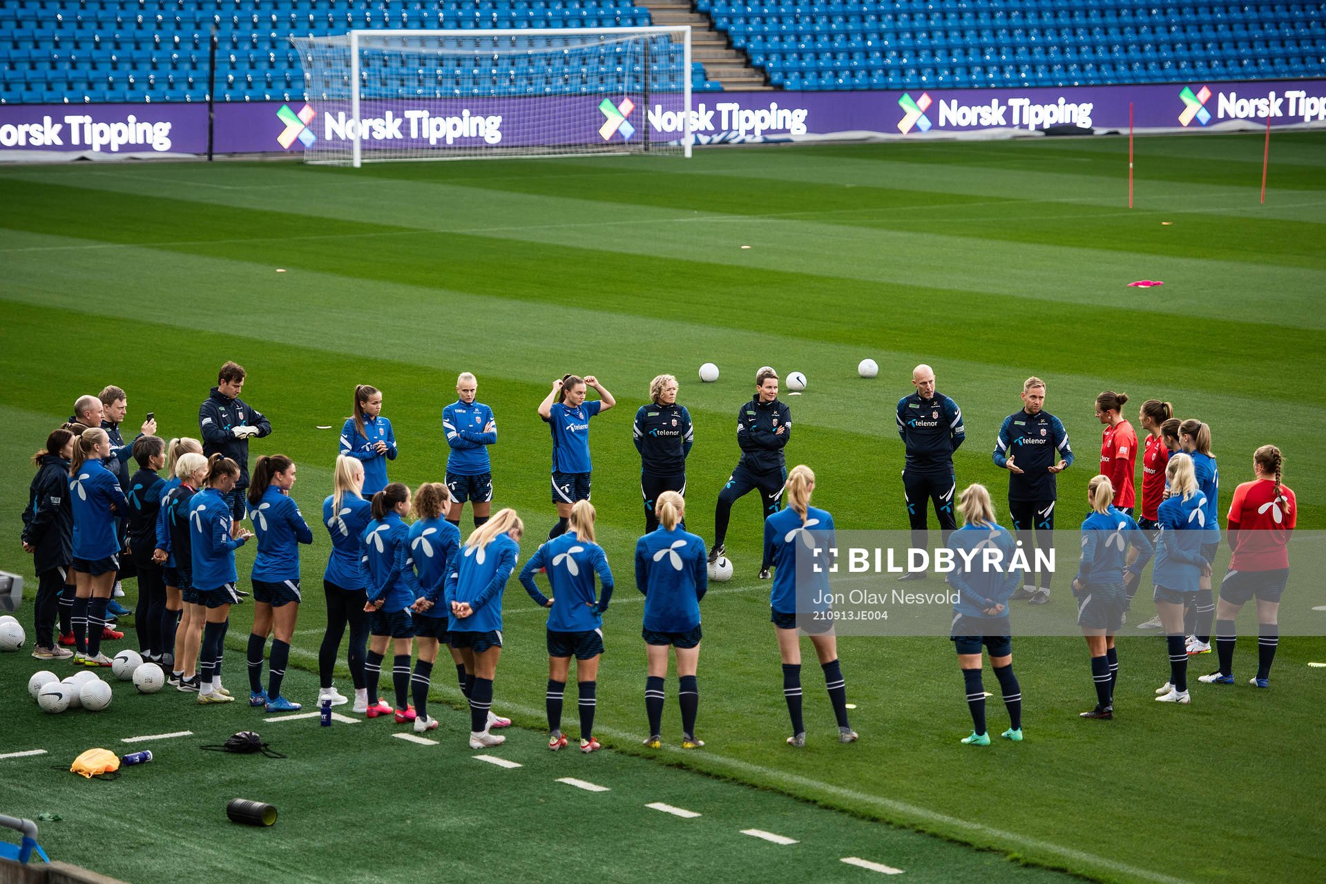 Martin Sjögren, head coach of the Norwegian women's