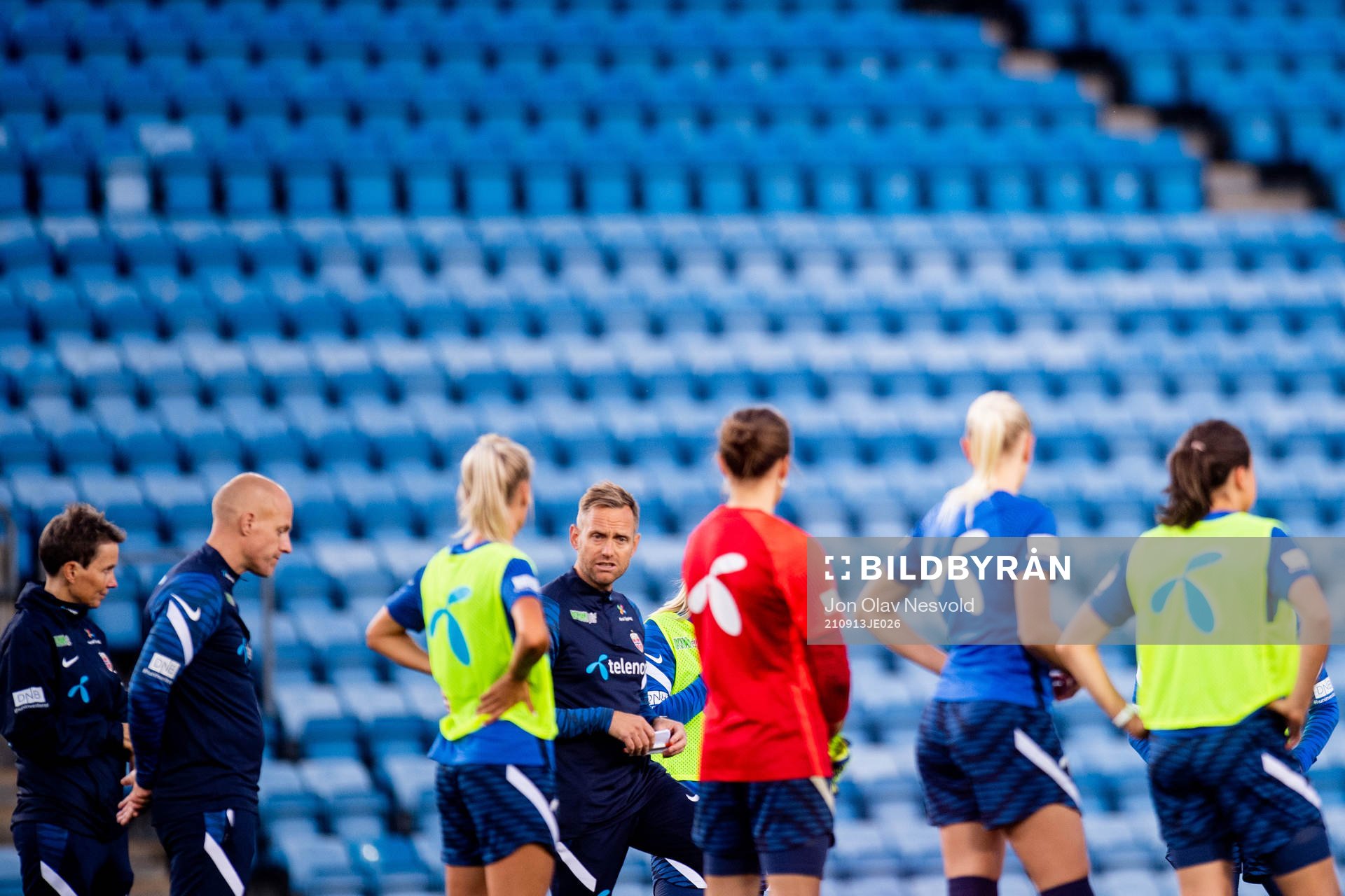 Martin Sjögren, head coach of the Norwegian women's