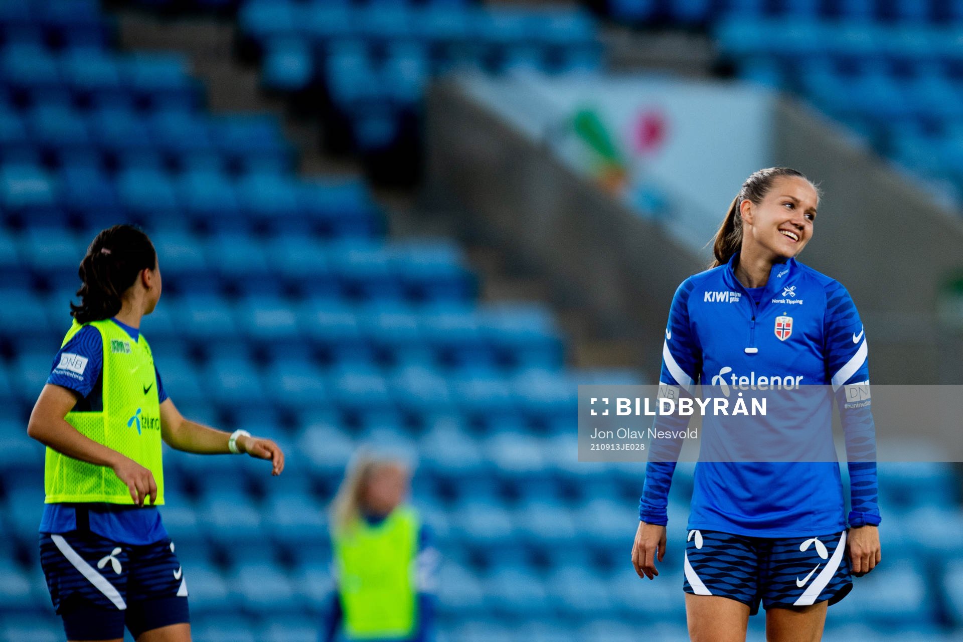 Guro Reiten of the Norwegian women's national football team