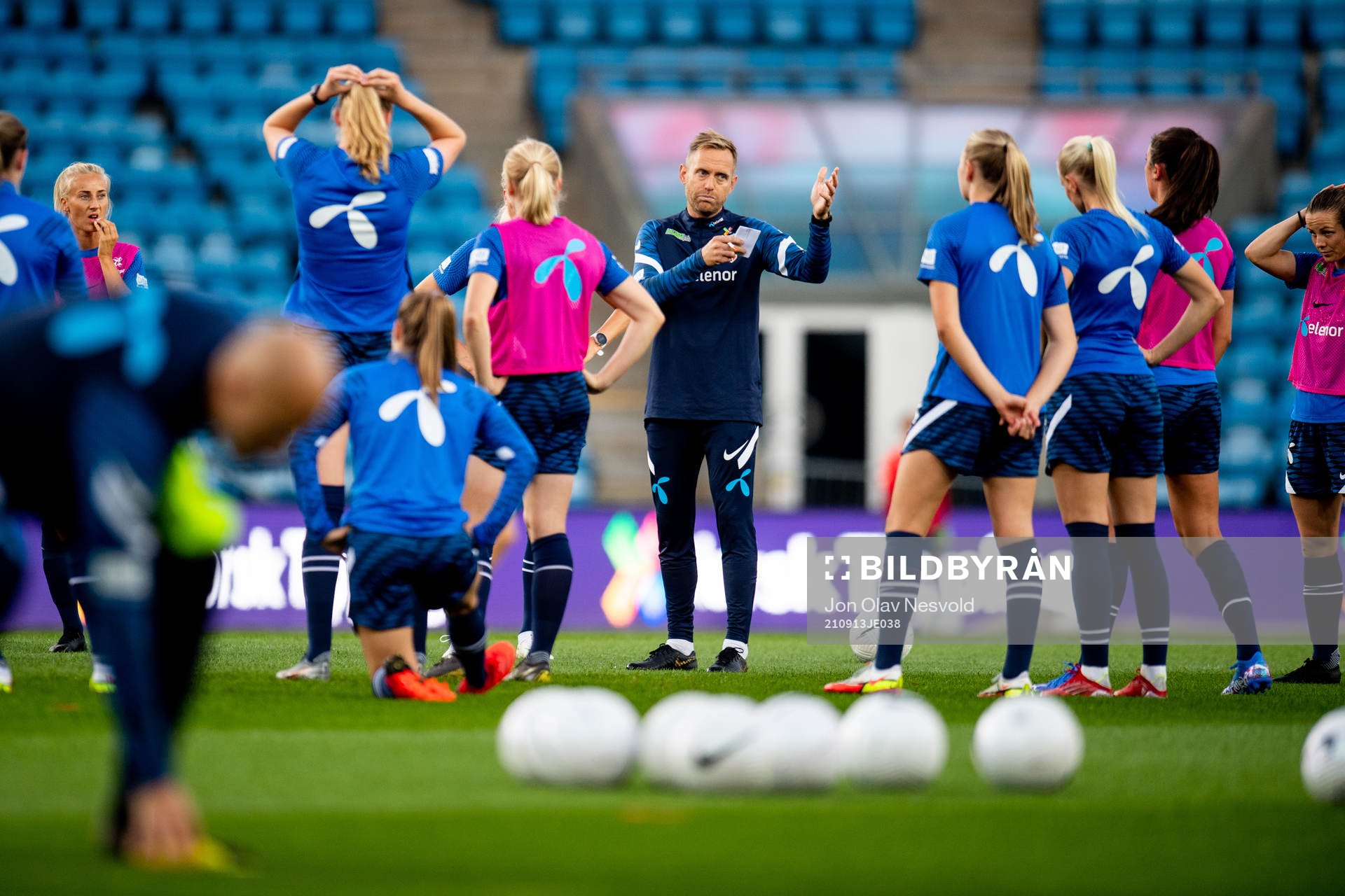 Martin Sjögren, head coach of the Norwegian women's