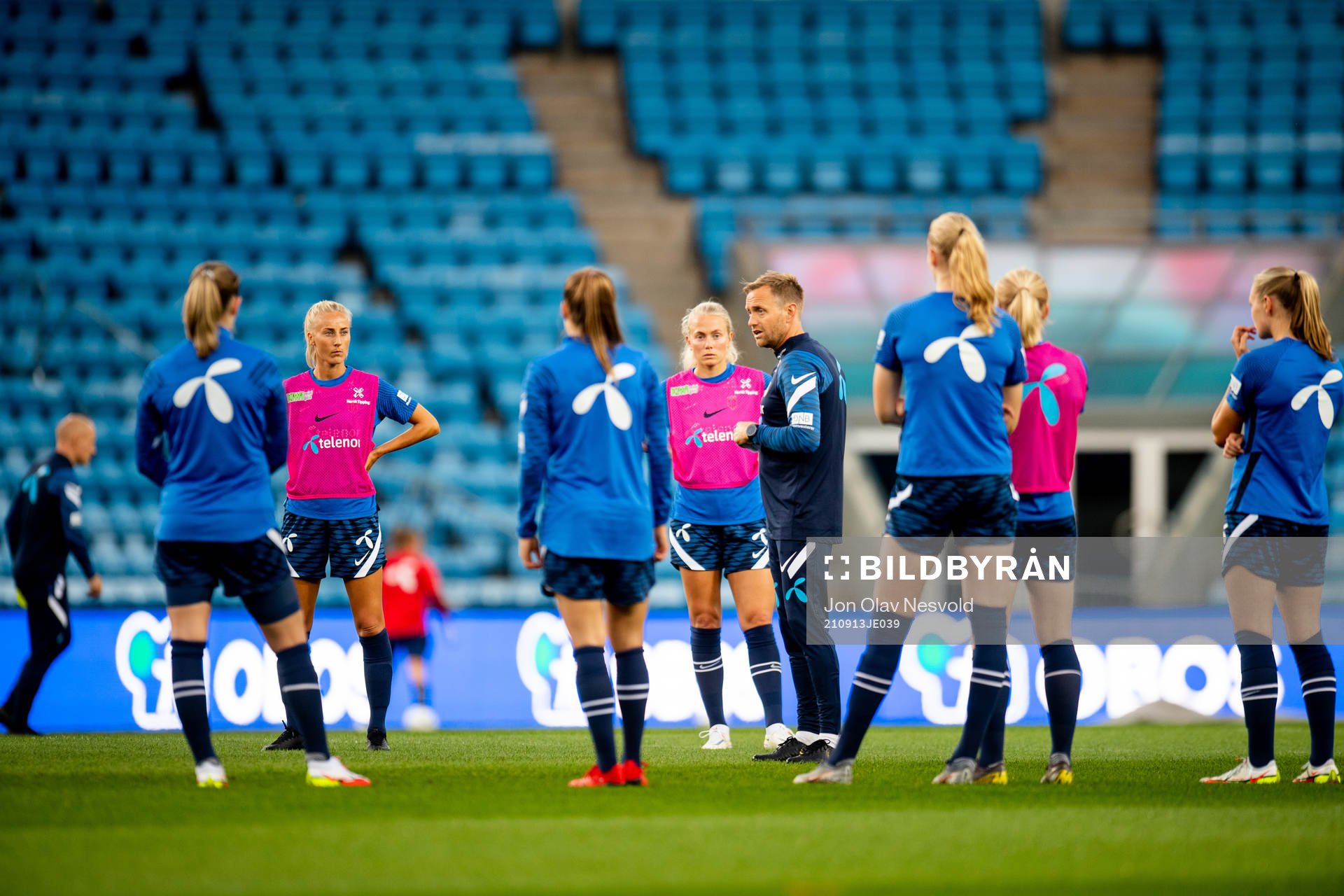 Martin Sjögren, head coach of the Norwegian women's