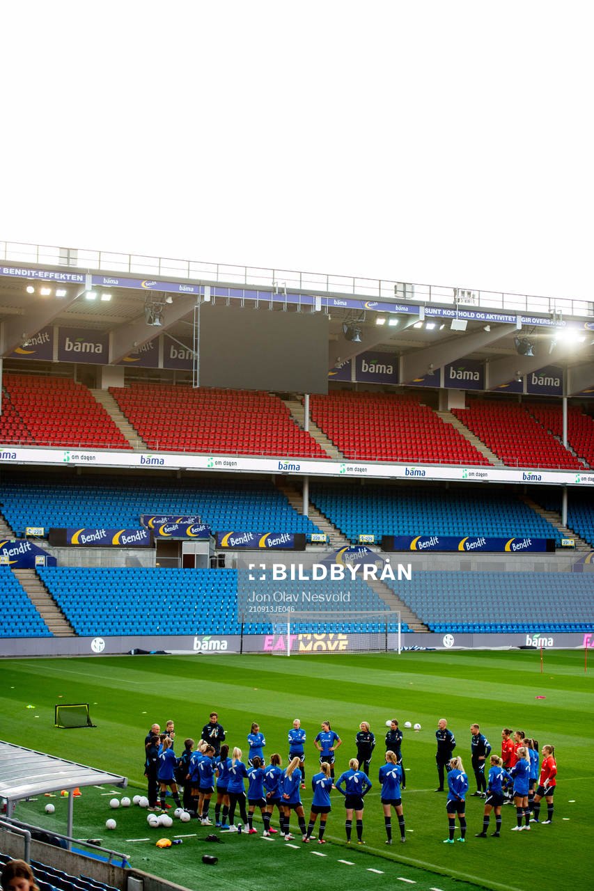 Players of the Norwegian women's national football team