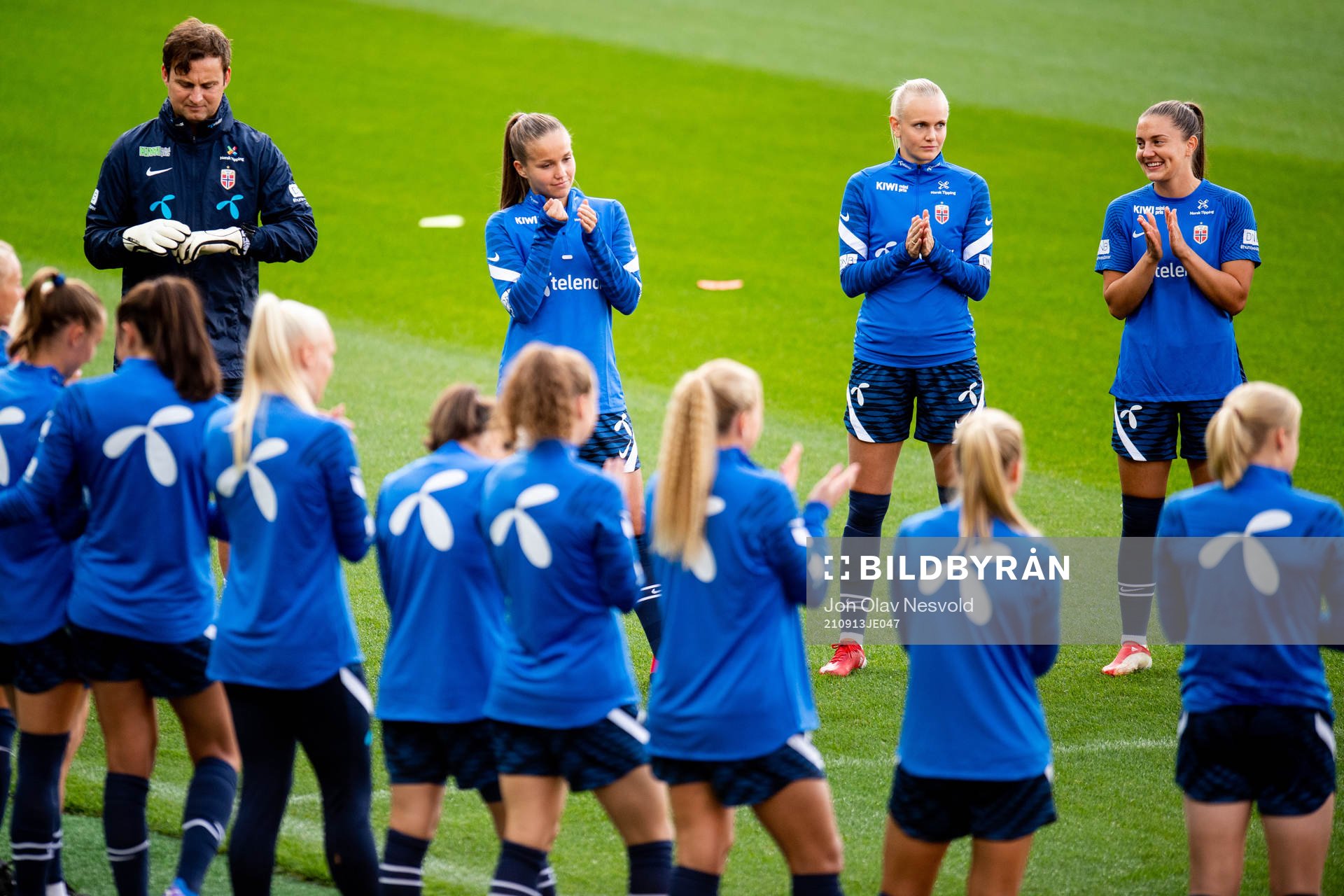 Guro Reiten of the Norwegian women's national football team