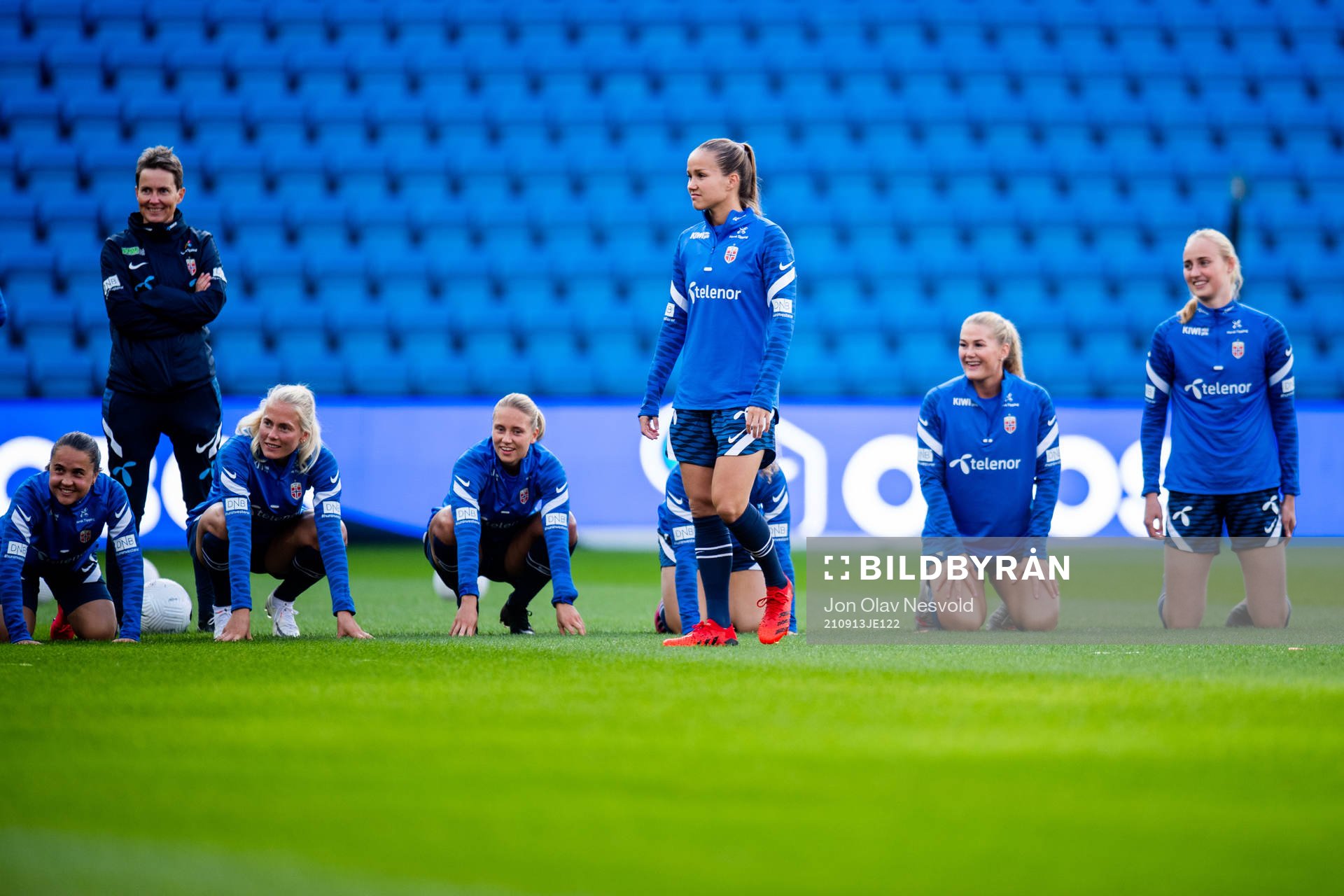 Guro Reiten of the Norwegian women's national football team