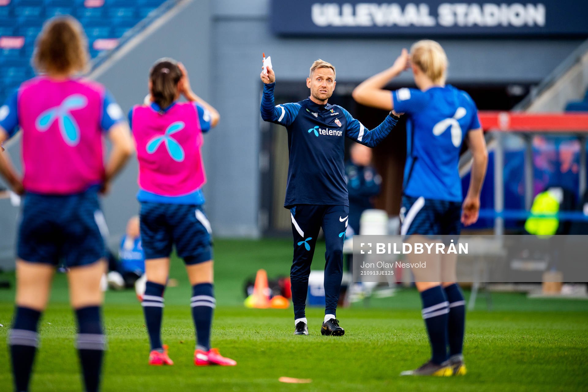 Martin Sjögren, head coach of the Norwegian women's