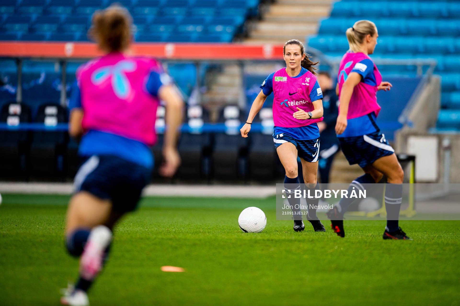 Tuva Hansen of the Norwegian women's national football team